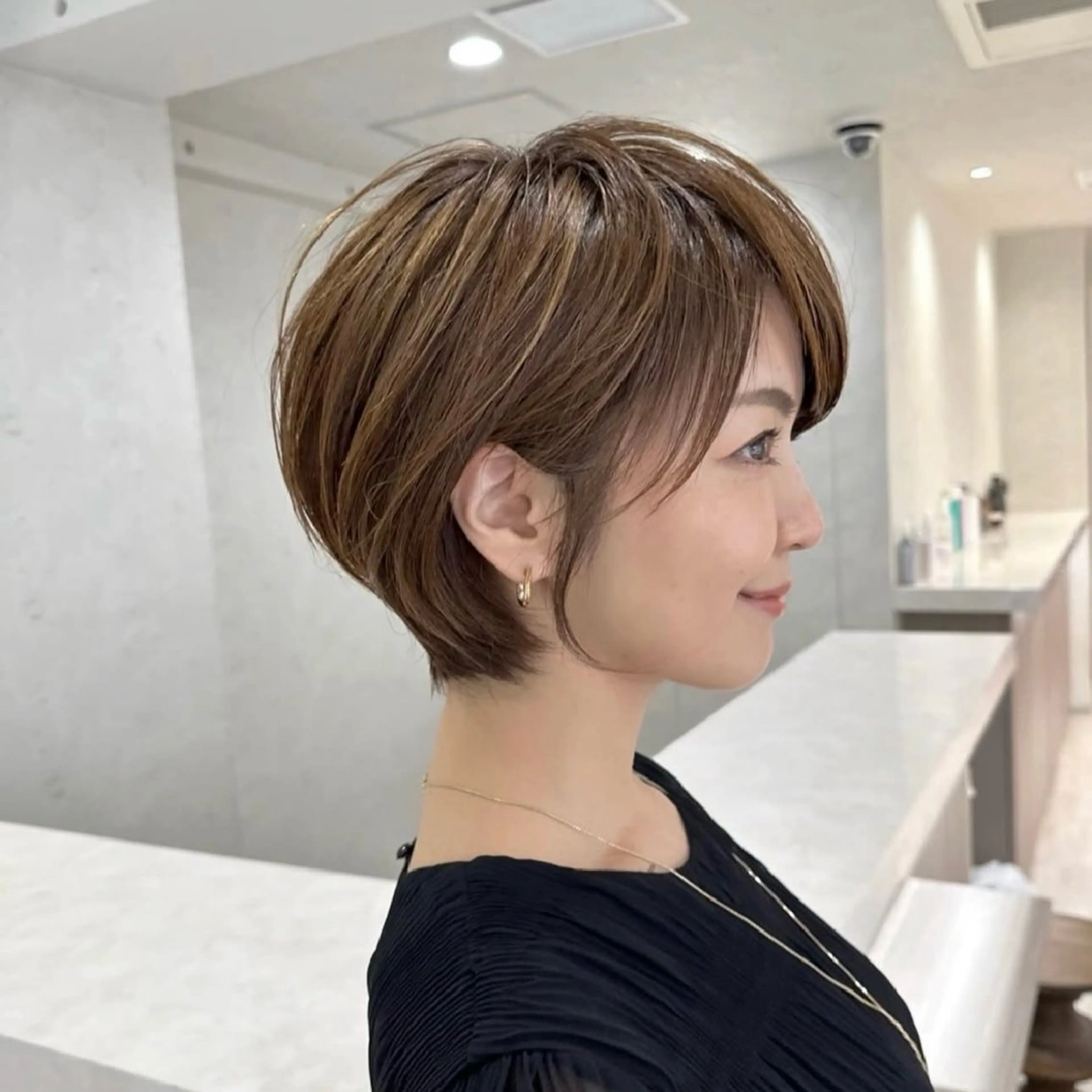 ショート 艶カラー/ヘアセット 着付け　ふうか　渋谷のヘアスタイル