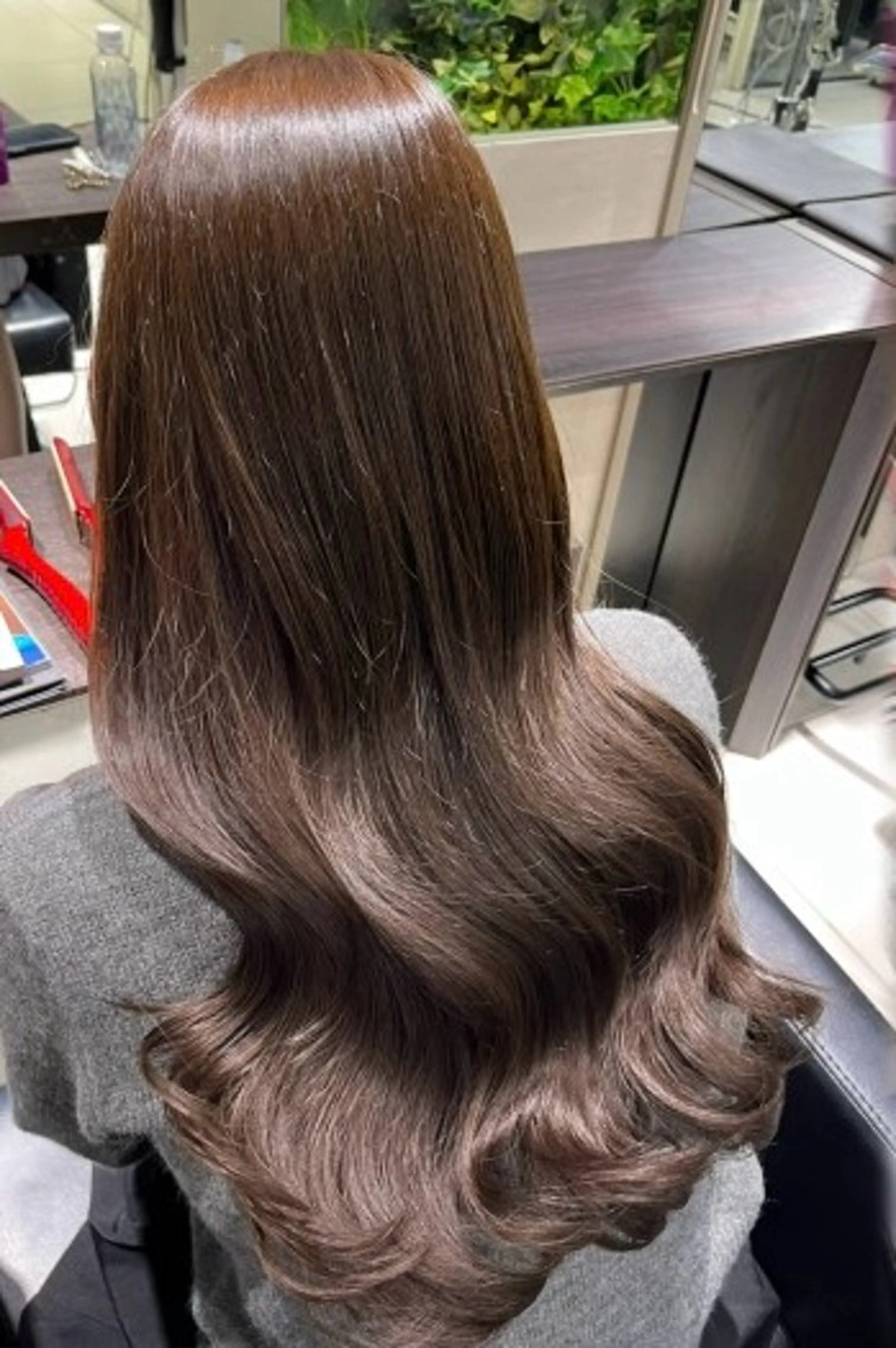カラー ブラウンカラー ヘアカラー ゆら/暖色系‪/ ツヤ髪🪽‪️🫧のヘアスタイル