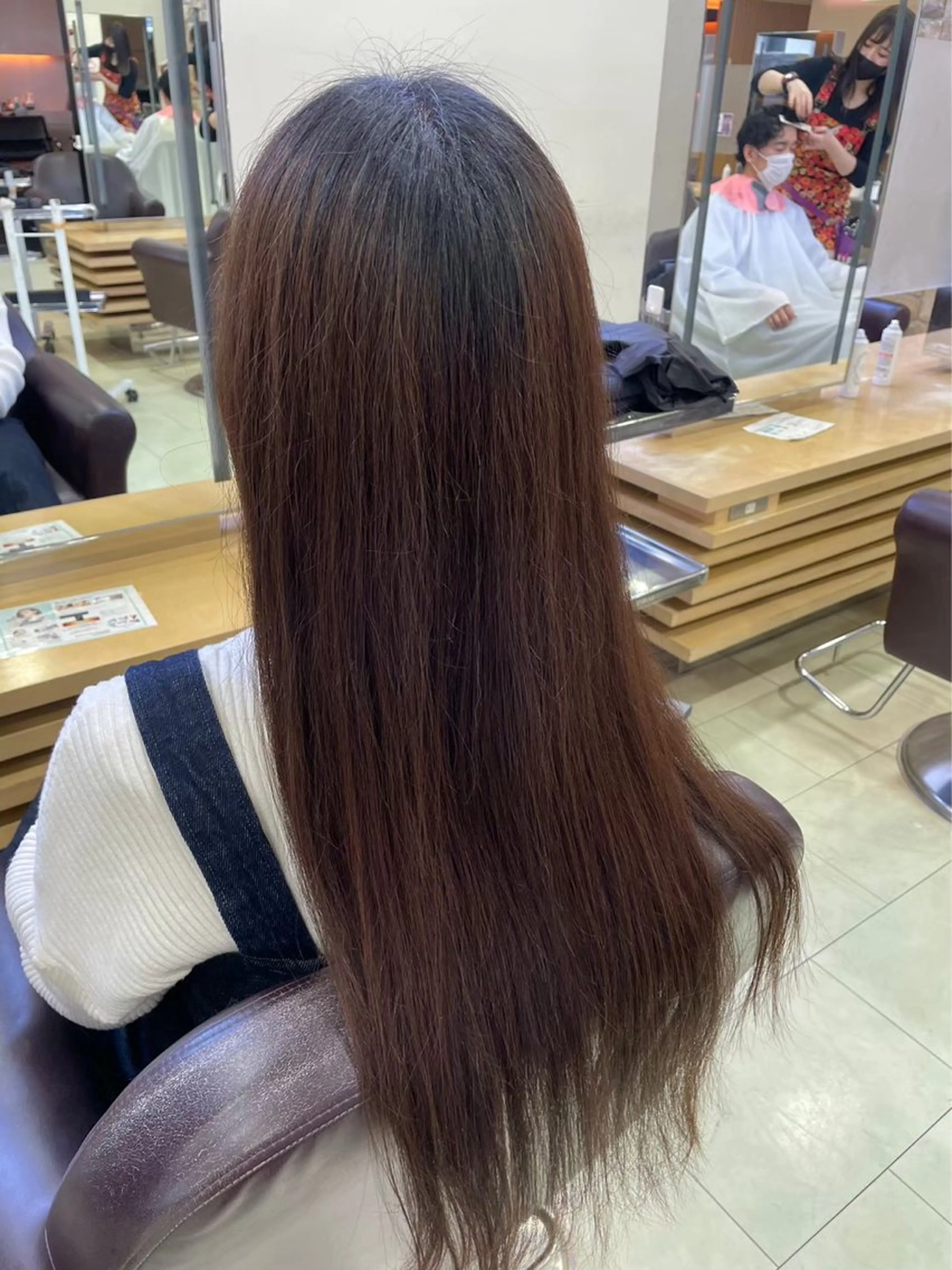 ロング カラー ヘアカラー トリートメント メンズカット松戸/韓 国/メンズパーマ航太のヘアスタイル