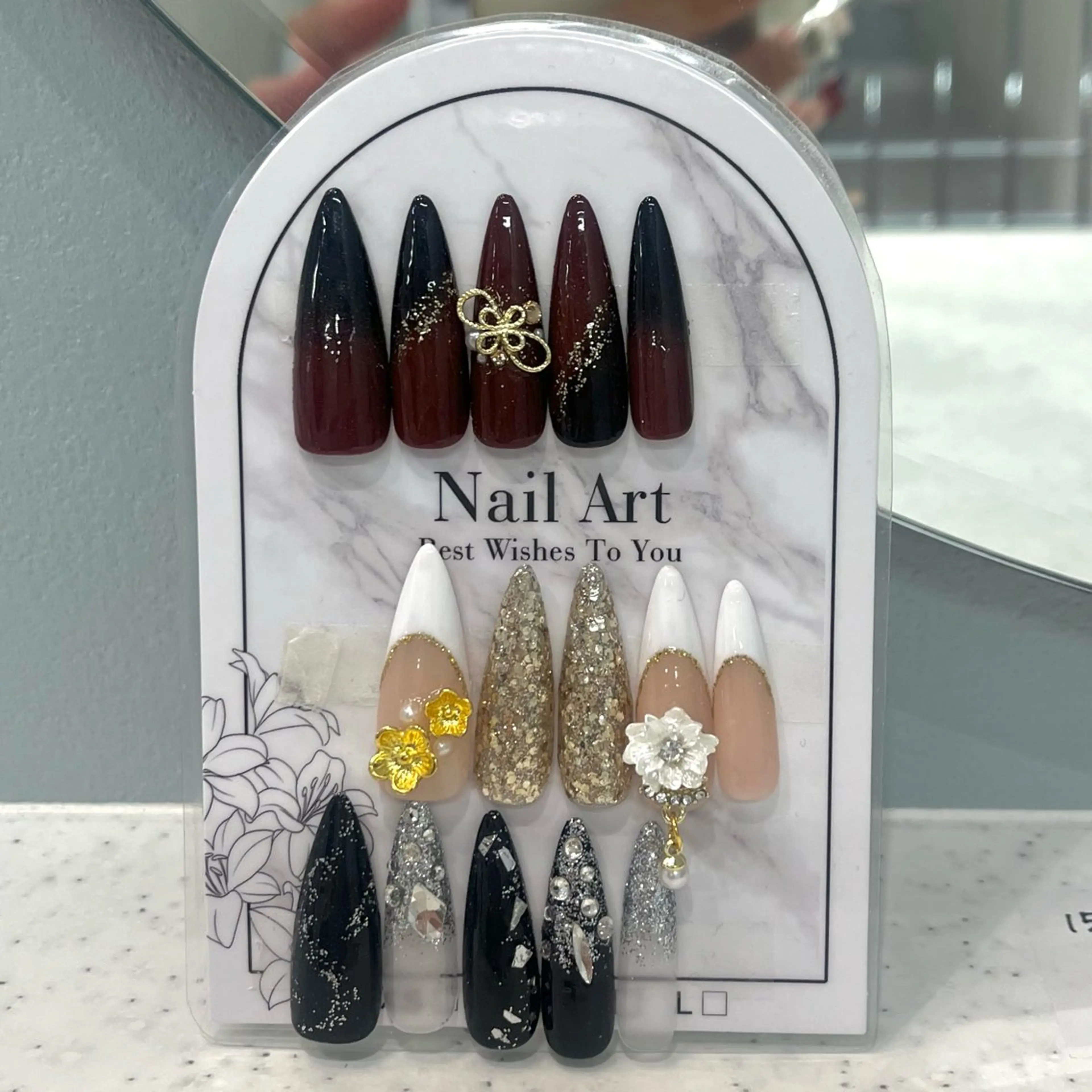 ネイル 成人式 持ち込み eight nail 春菜のネイルデザイン