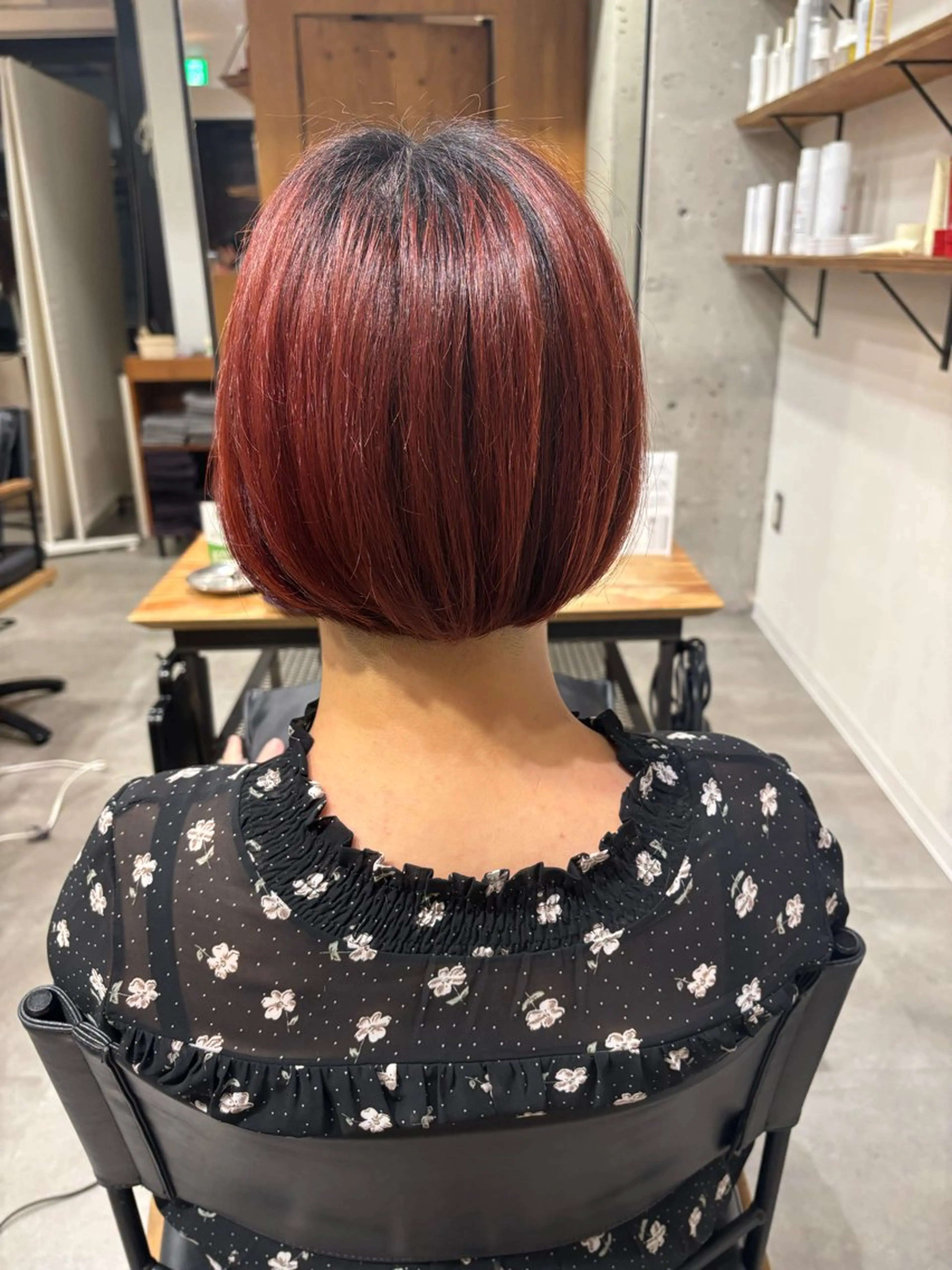 ショート ボブ カット 心斎橋/透明感カラー 🫧アサノハルカのヘアスタイル