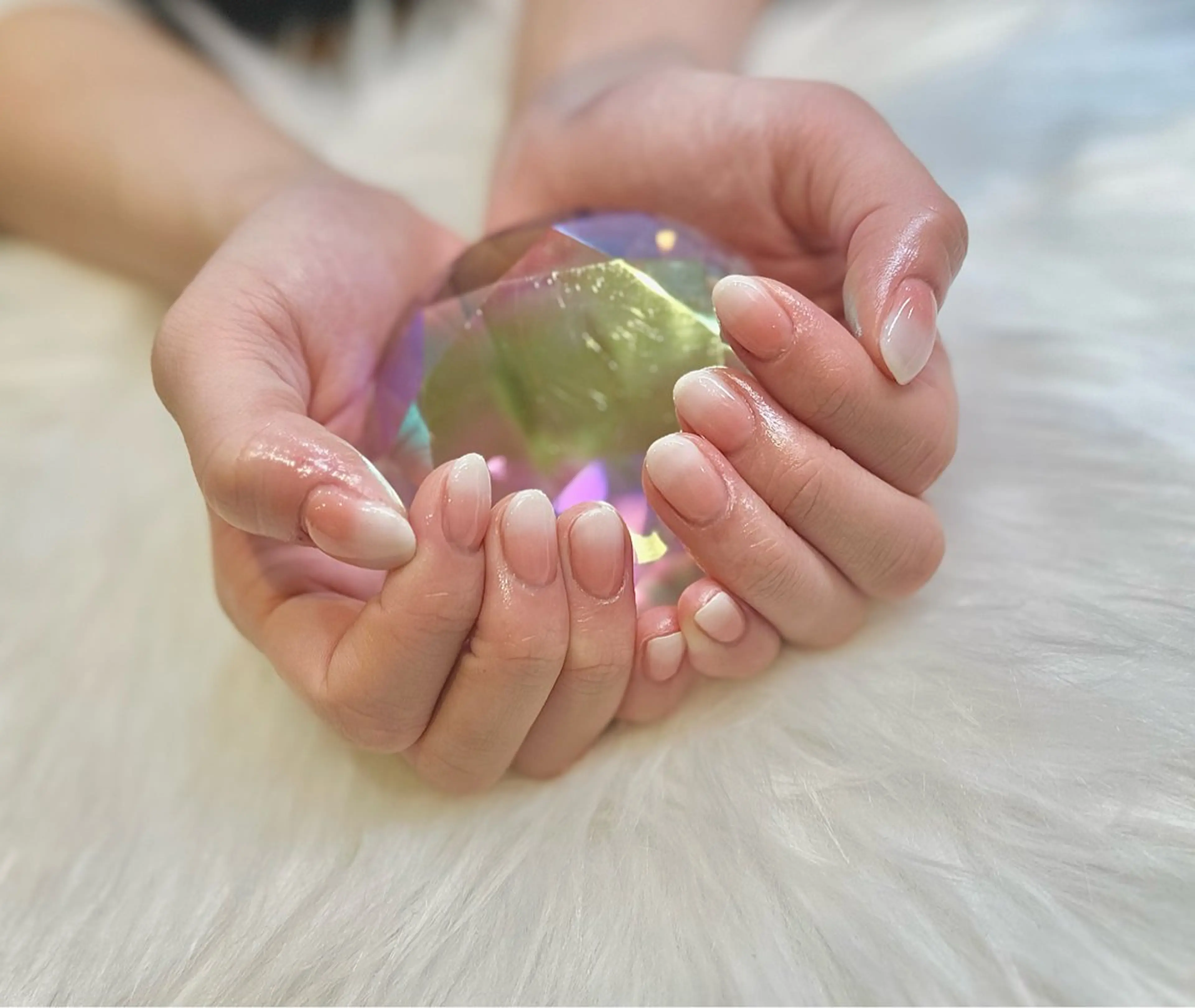 ネイル チークネイル グラデーション m_nail所属・O Mayaのネイルデザイン