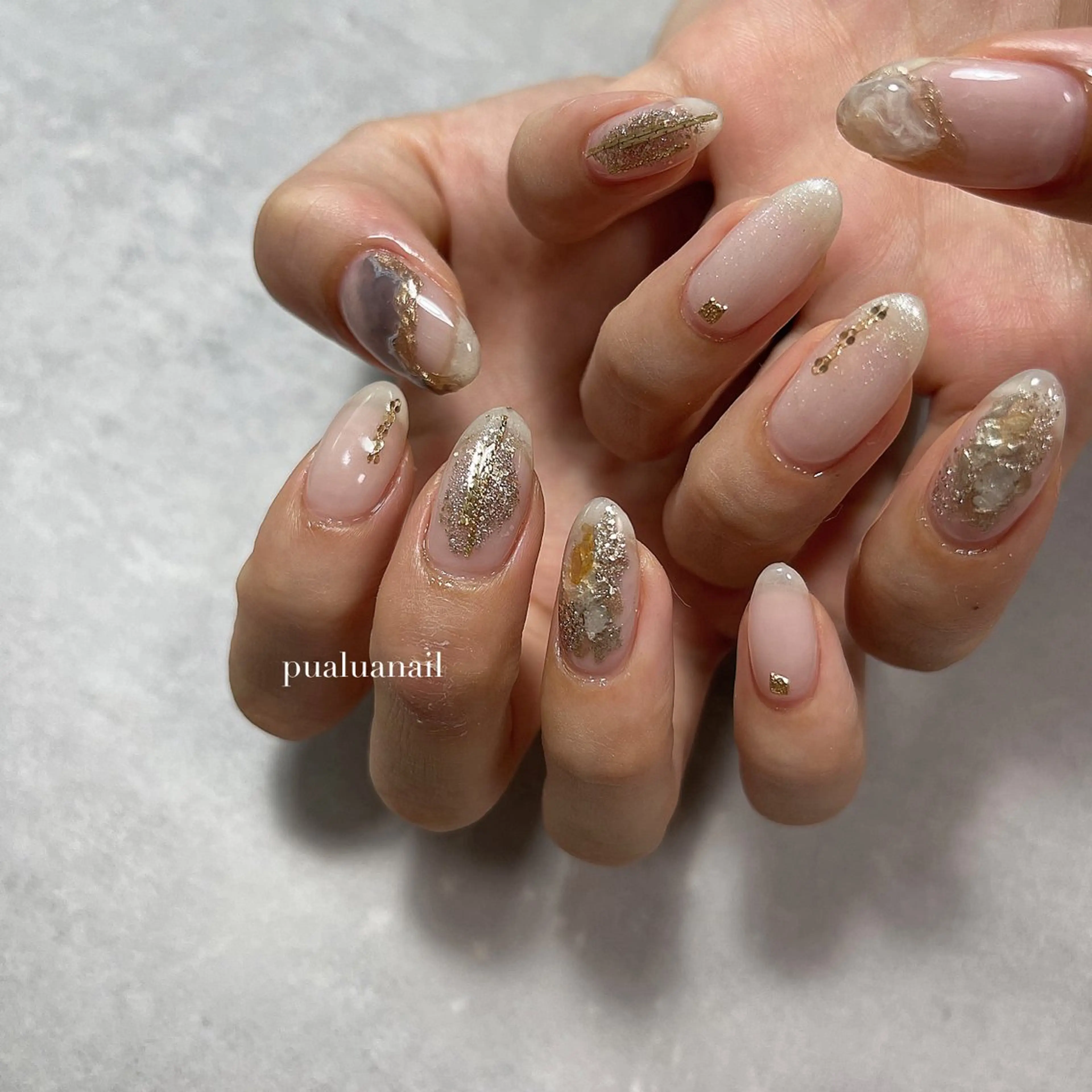 ネイル ハンドネイル pualua miharuのネイルデザイン