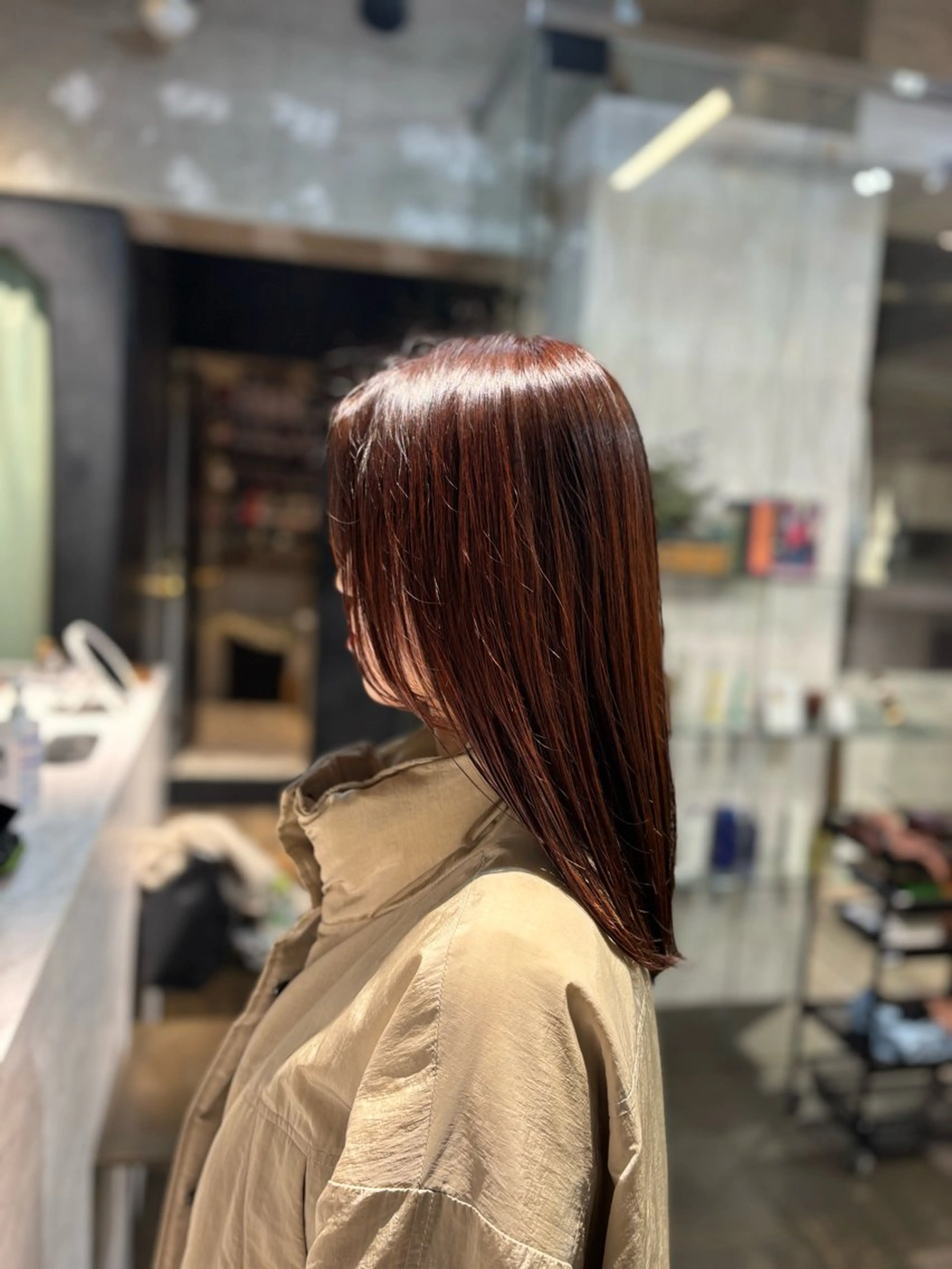 ミディアム ヘアカラー 似合わせパーマ カラー/ゼンのヘアスタイル