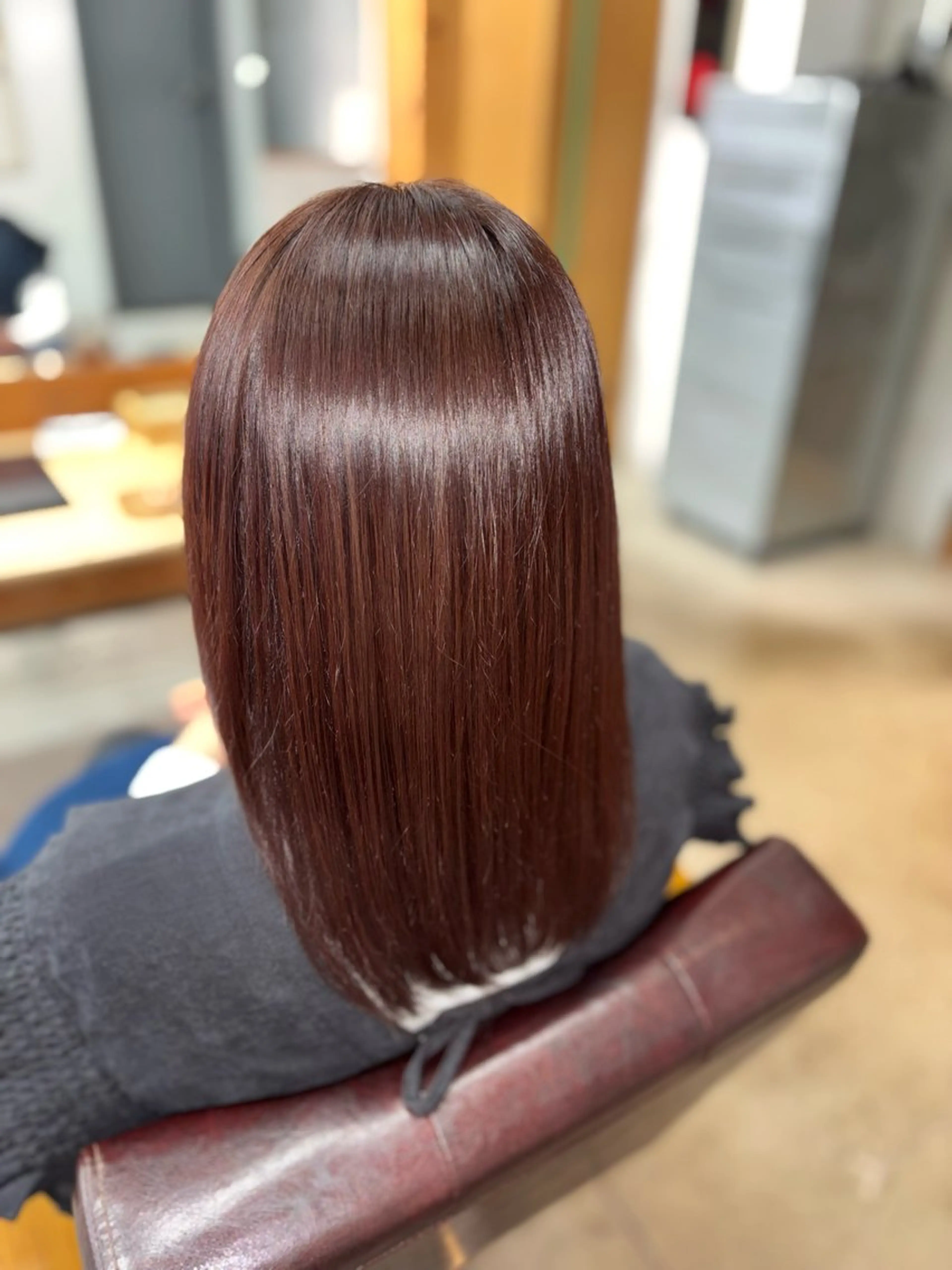 ミディアム カラー カット ヘアカラー 川内 美瑚のヘアスタイル