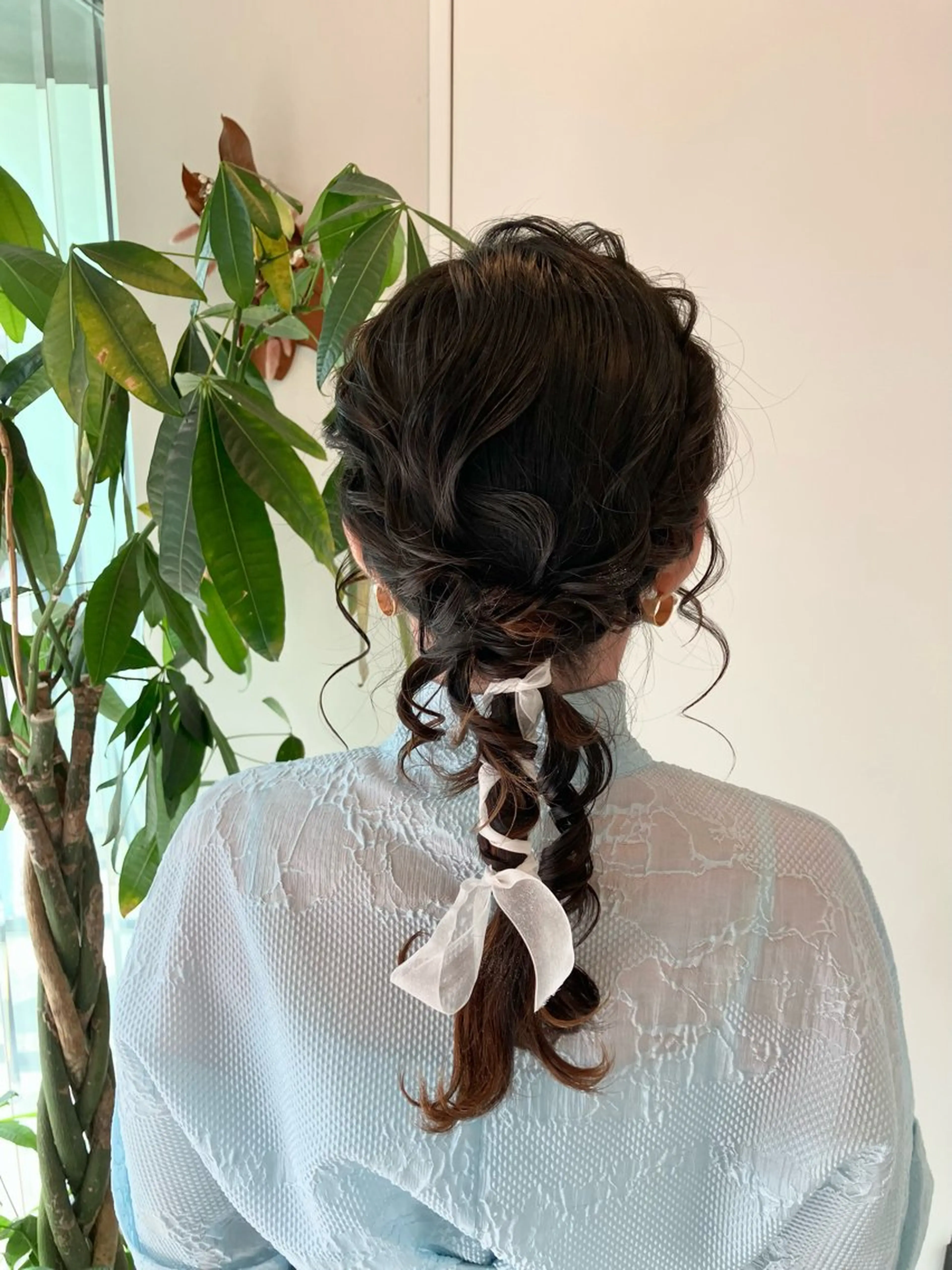 ヘアアレンジ 結婚式・ブライダル Hair&Make Nahoのマツエク・マツパデザイン