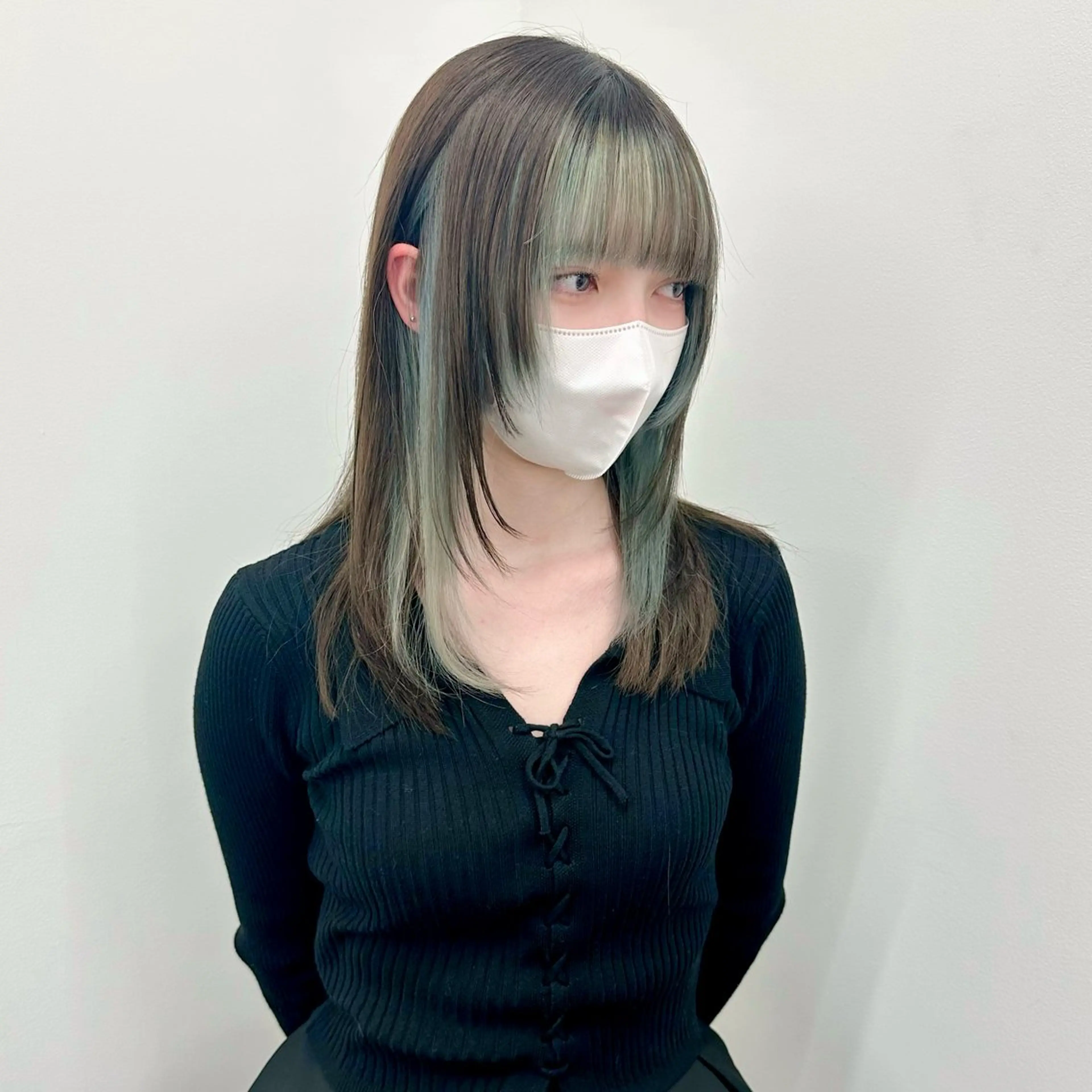 ミディアム カラー カット ヘアカラー トリートメント ブリーチなし/レイヤ ー特化🌈Tommyのヘアスタイル