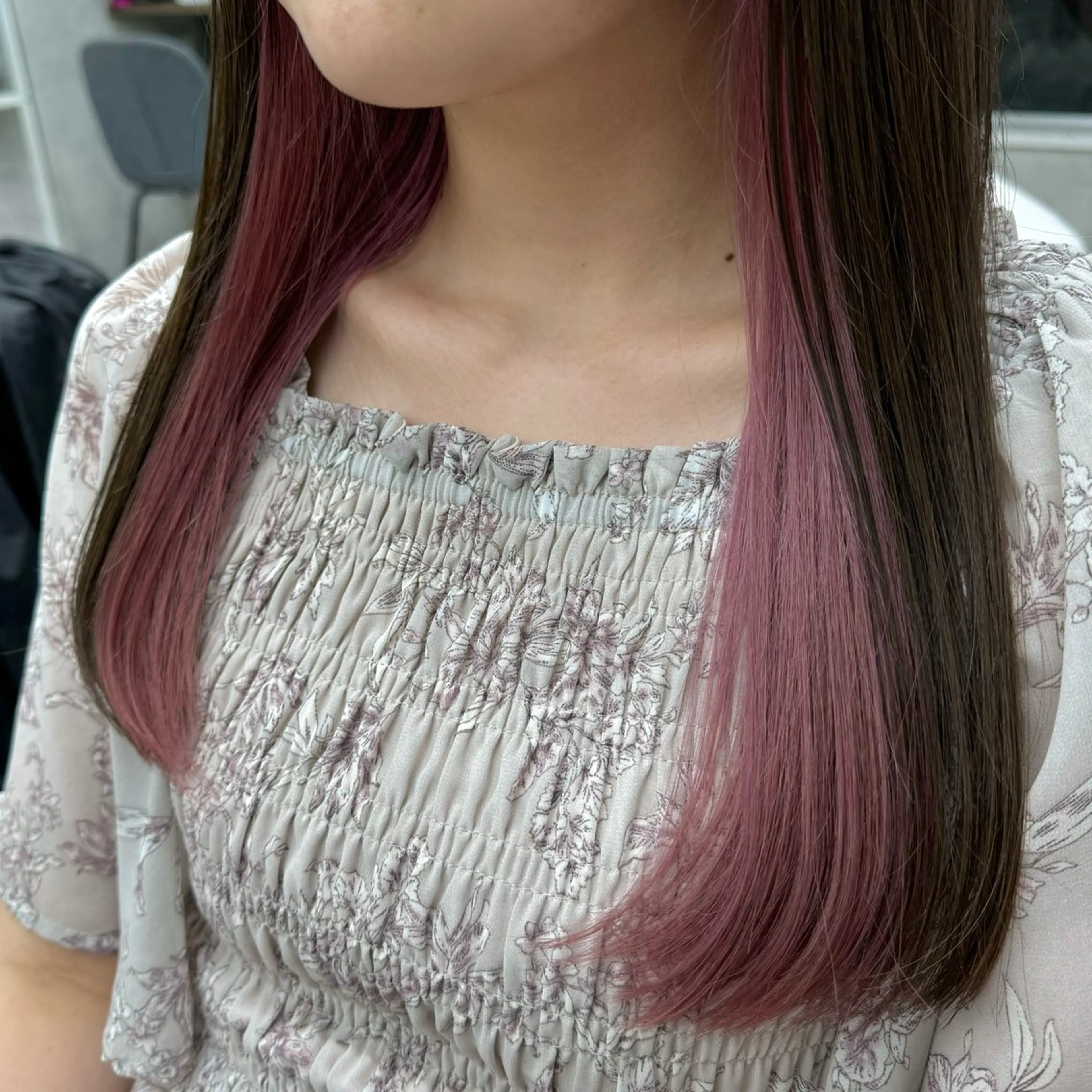 ロング カラー JUNSHIN🦋 ヘアセット／カラーのヘアスタイル