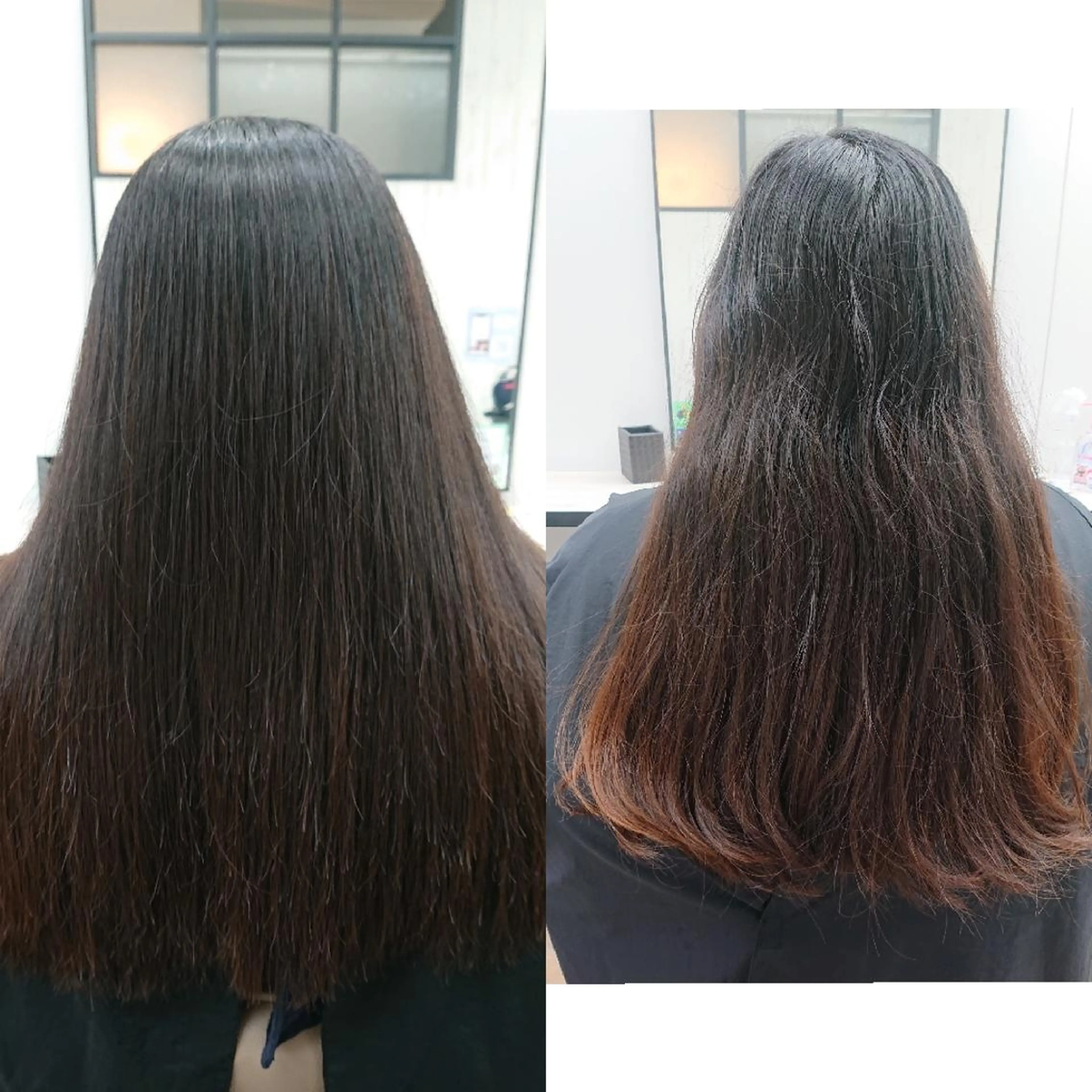 ロング カット 縮毛矯正 トリートメント 😺Takako😺 髪質改善&縮毛矯正のヘアスタイル