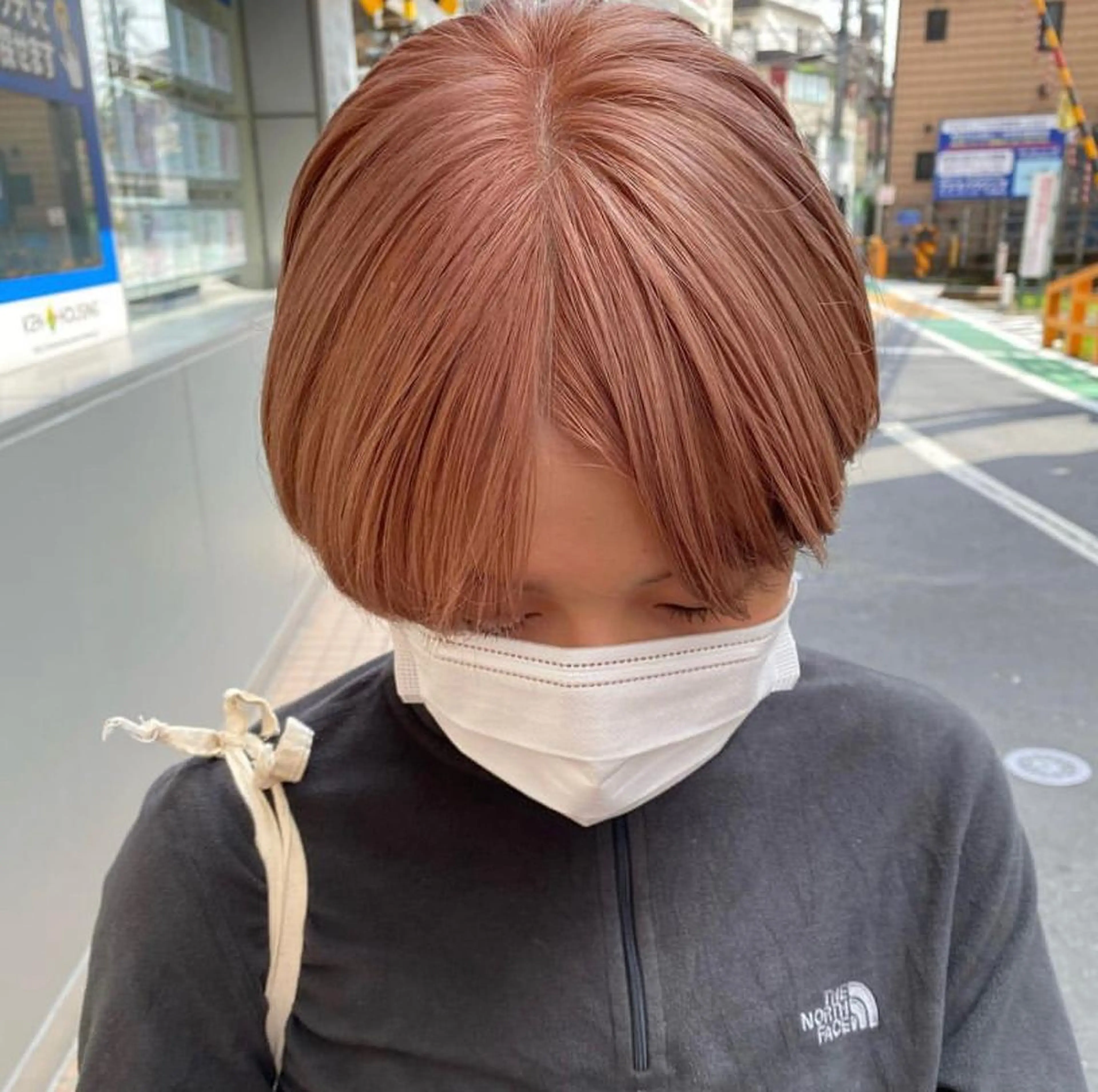 ショート カラー ヘアカラー トリートメント 坂本 裕介/パーマのヘアスタイル