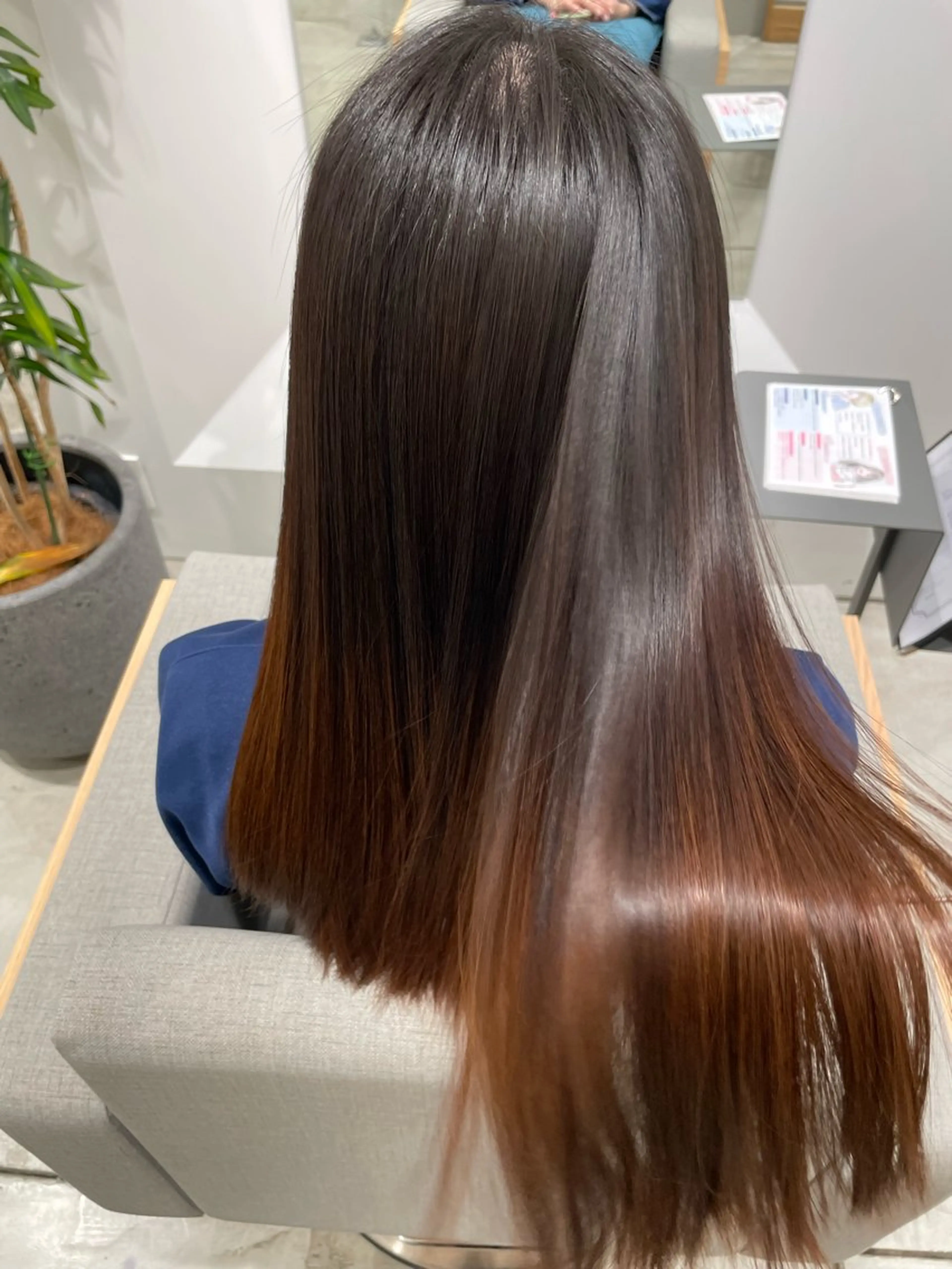ロング 髪質改善 縮毛矯正 トリートメント 髪質改善＆美髪矯正 専門美容師:植原瑞樹のヘアスタイル
