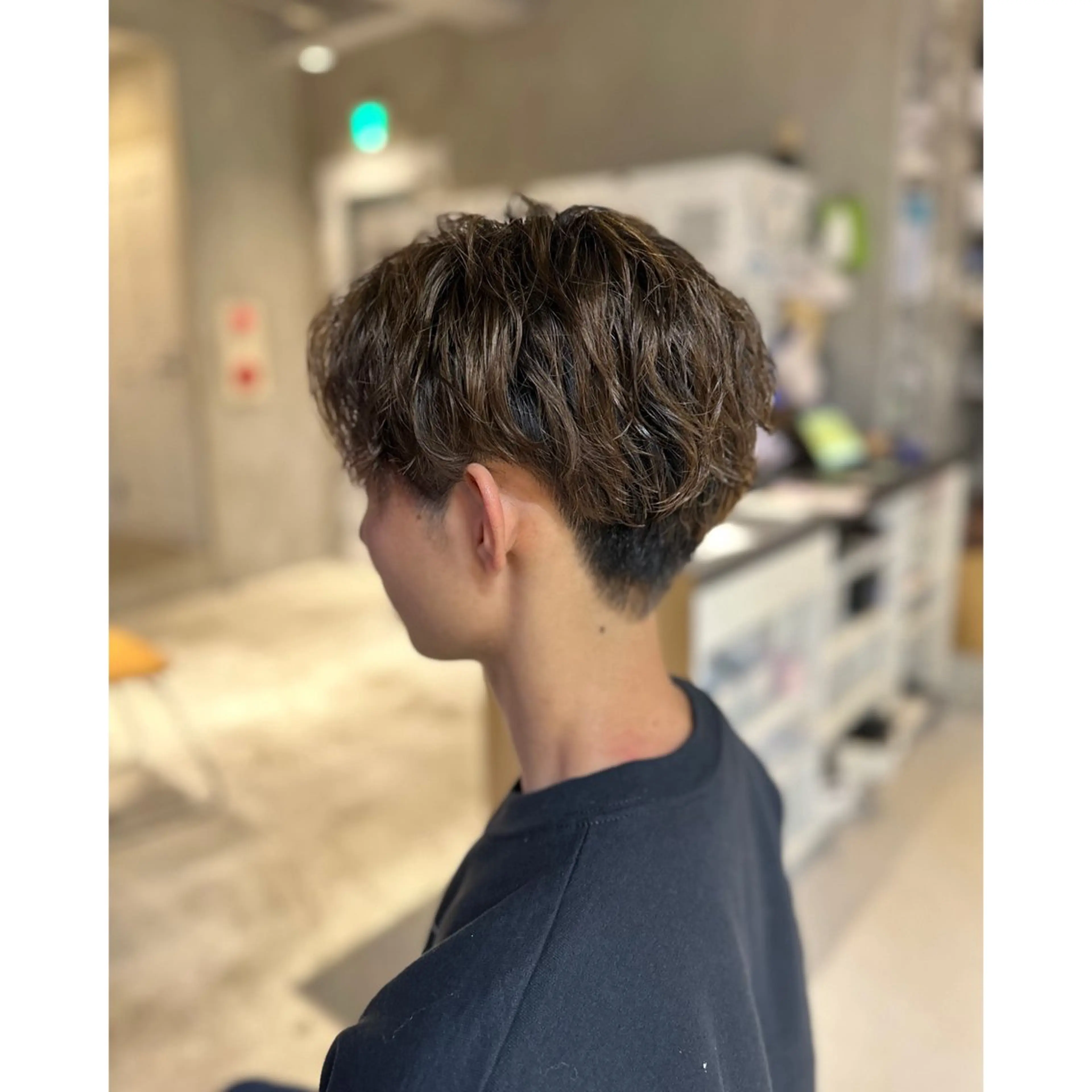 ショート パーマ メンズ elimabyfif th調布🌙キホ🌙のヘアスタイル
