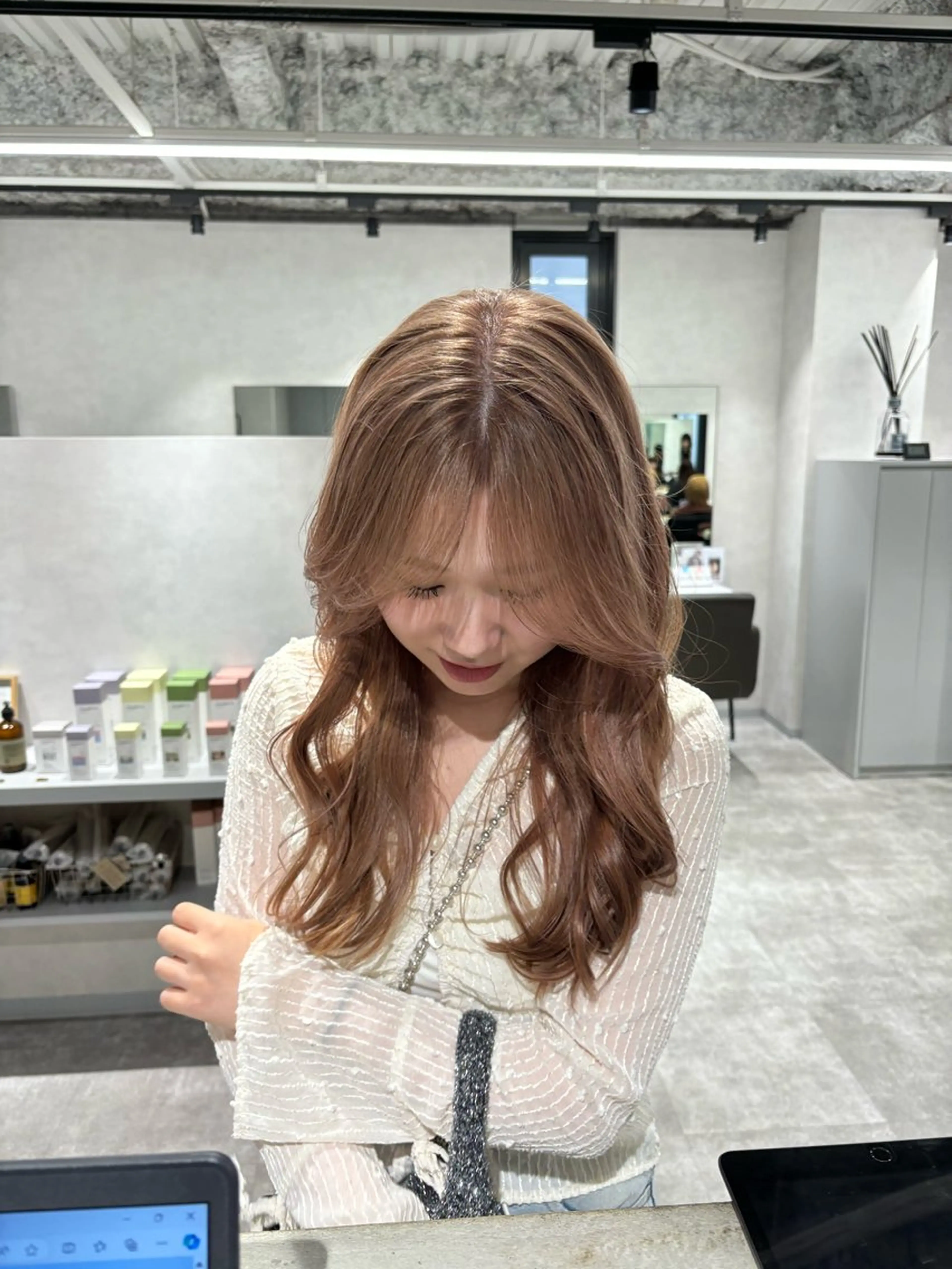 ロング Mai🍀西梅田 メンズカットモデルのヘアスタイル