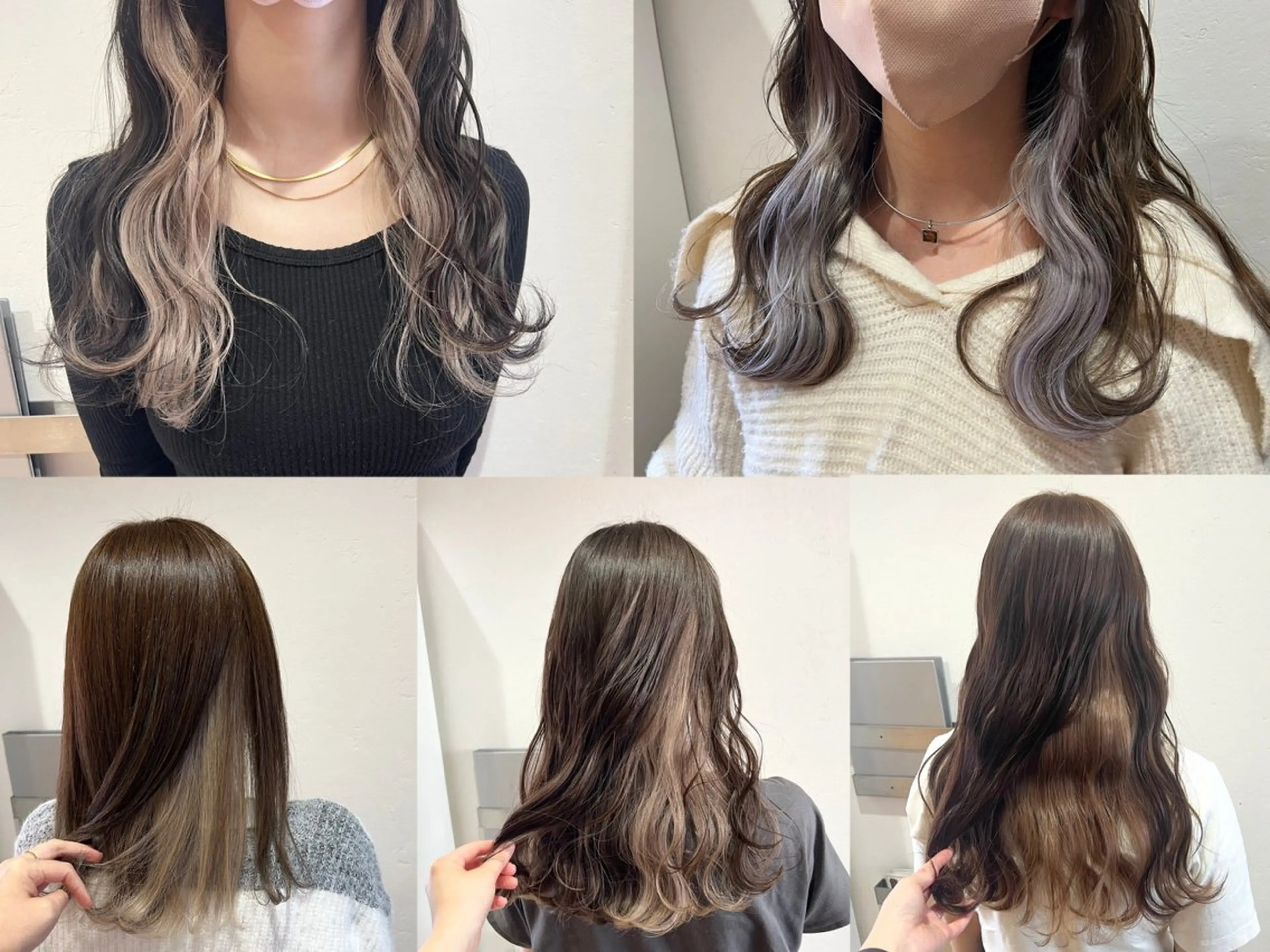 カラー 蓮見  友里のヘアスタイル