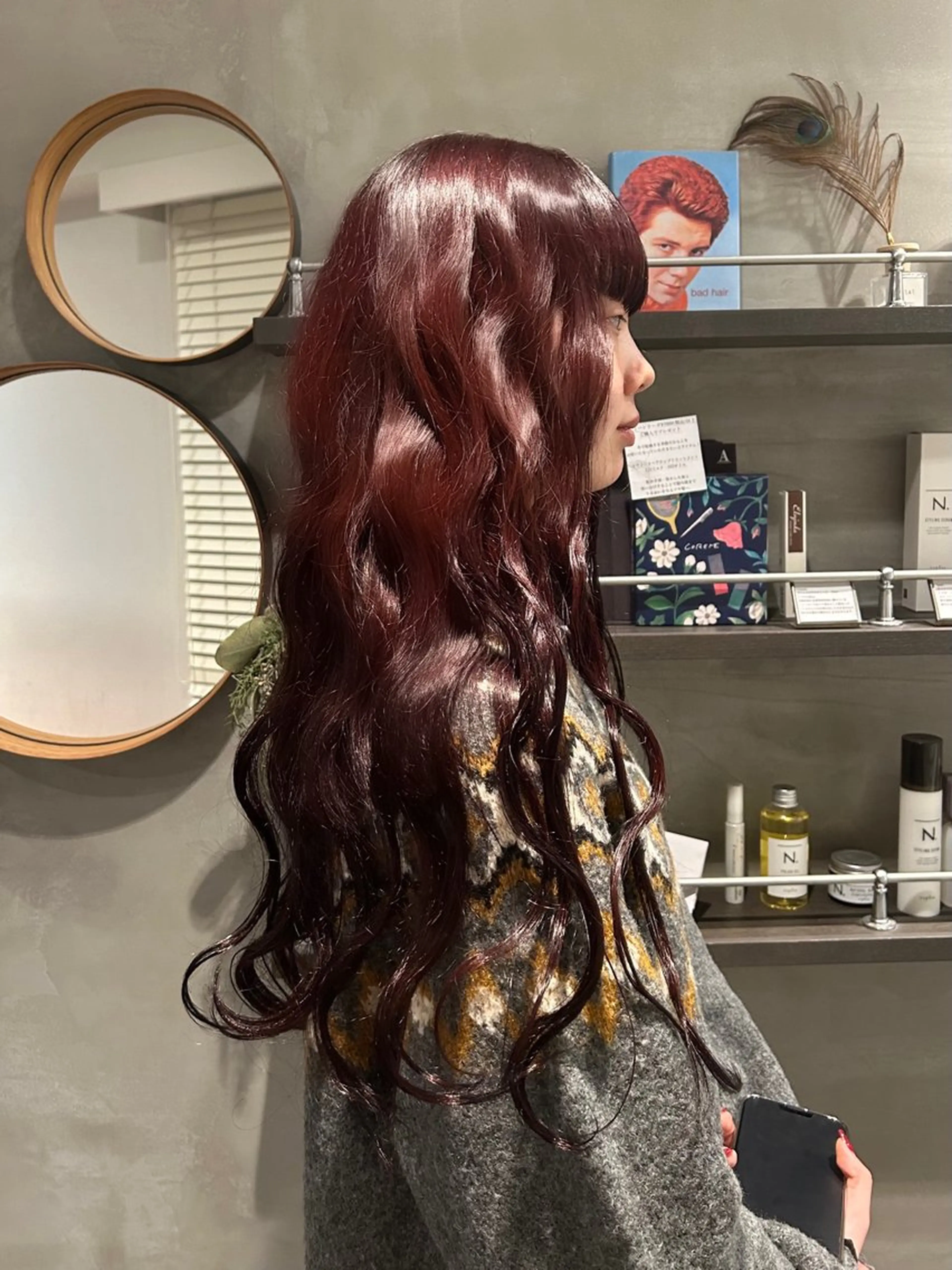 ロング カラー ヘアカラー トリートメント タナカ カナ🫧のヘアスタイル