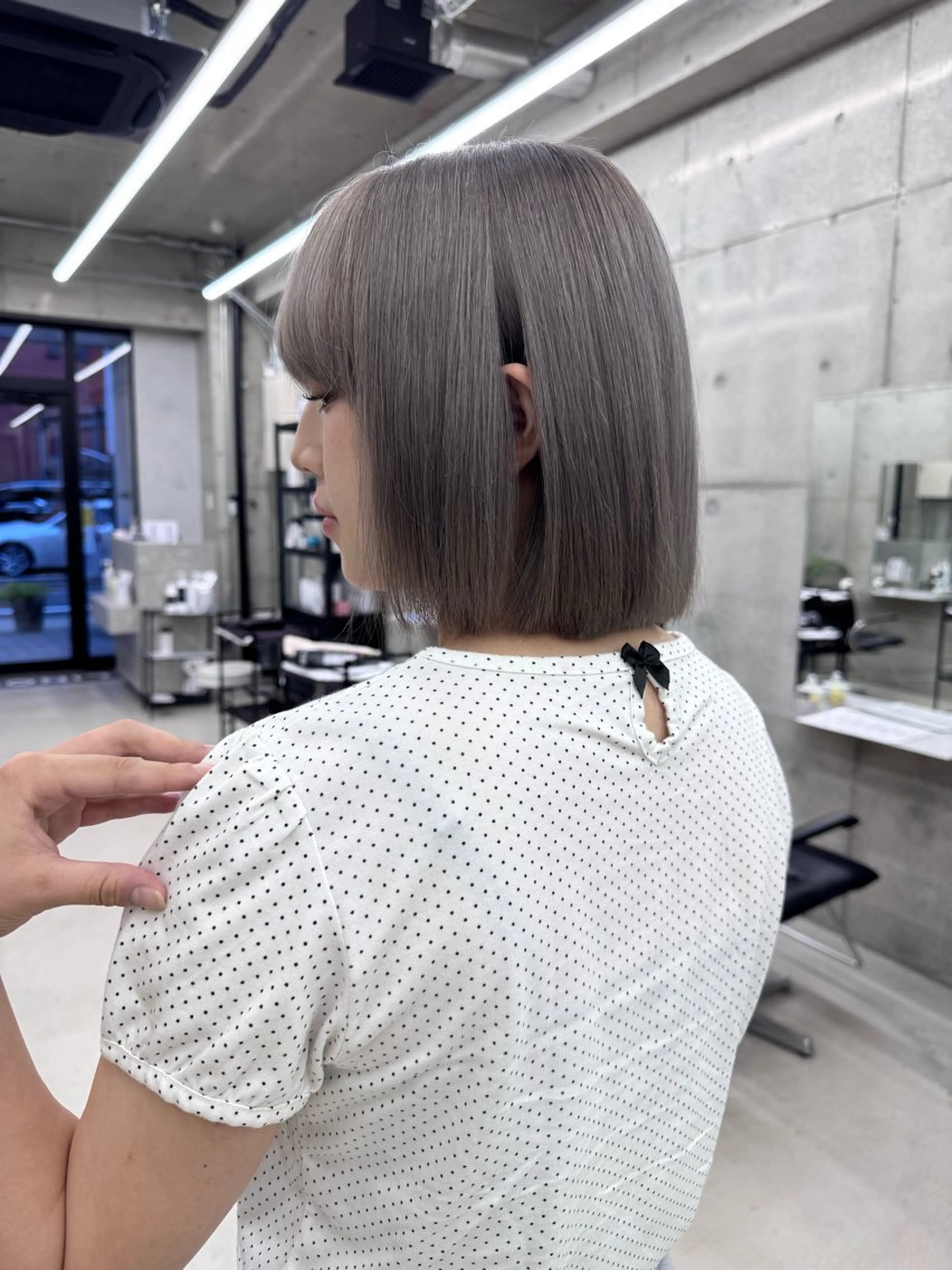 カラー Asami/名古屋/ ハイトーン/デザインのヘアスタイル