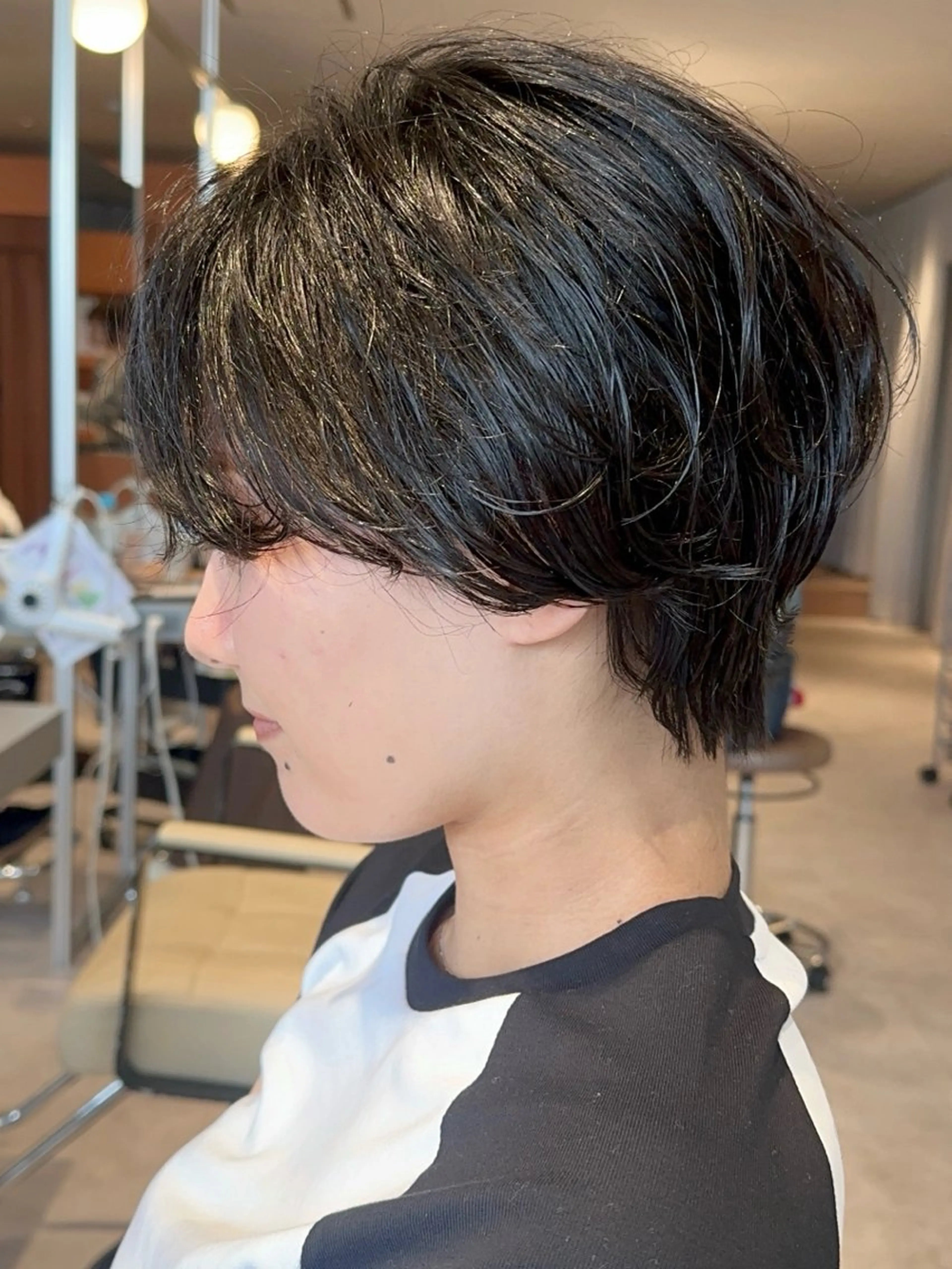 ショート パーマ 👑ショート/ボブ /銀座/ニシオカ👑のヘアスタイル