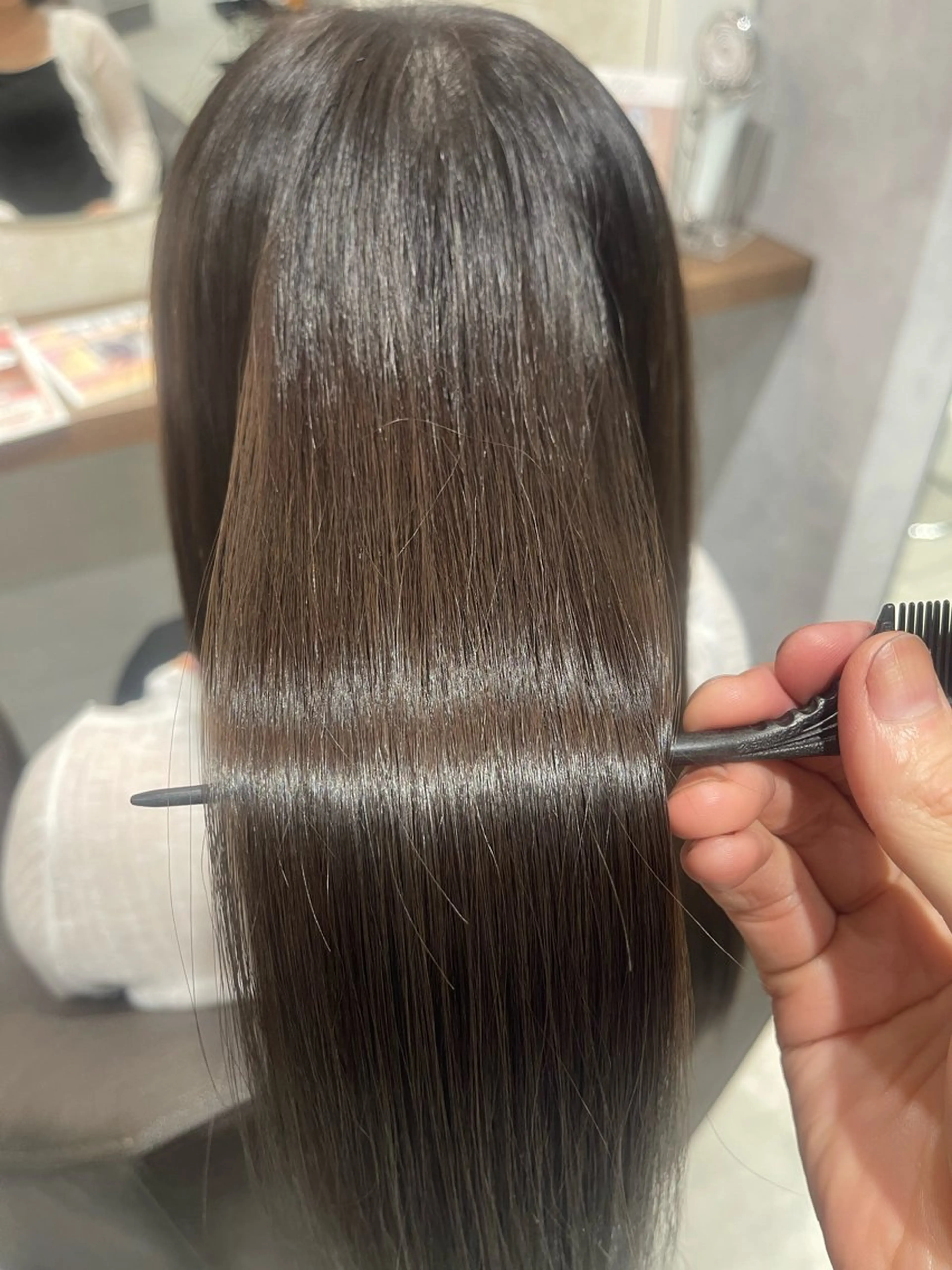 セミロング ヘアカラー 【TRUTH】 荻原卓冶のヘアスタイル