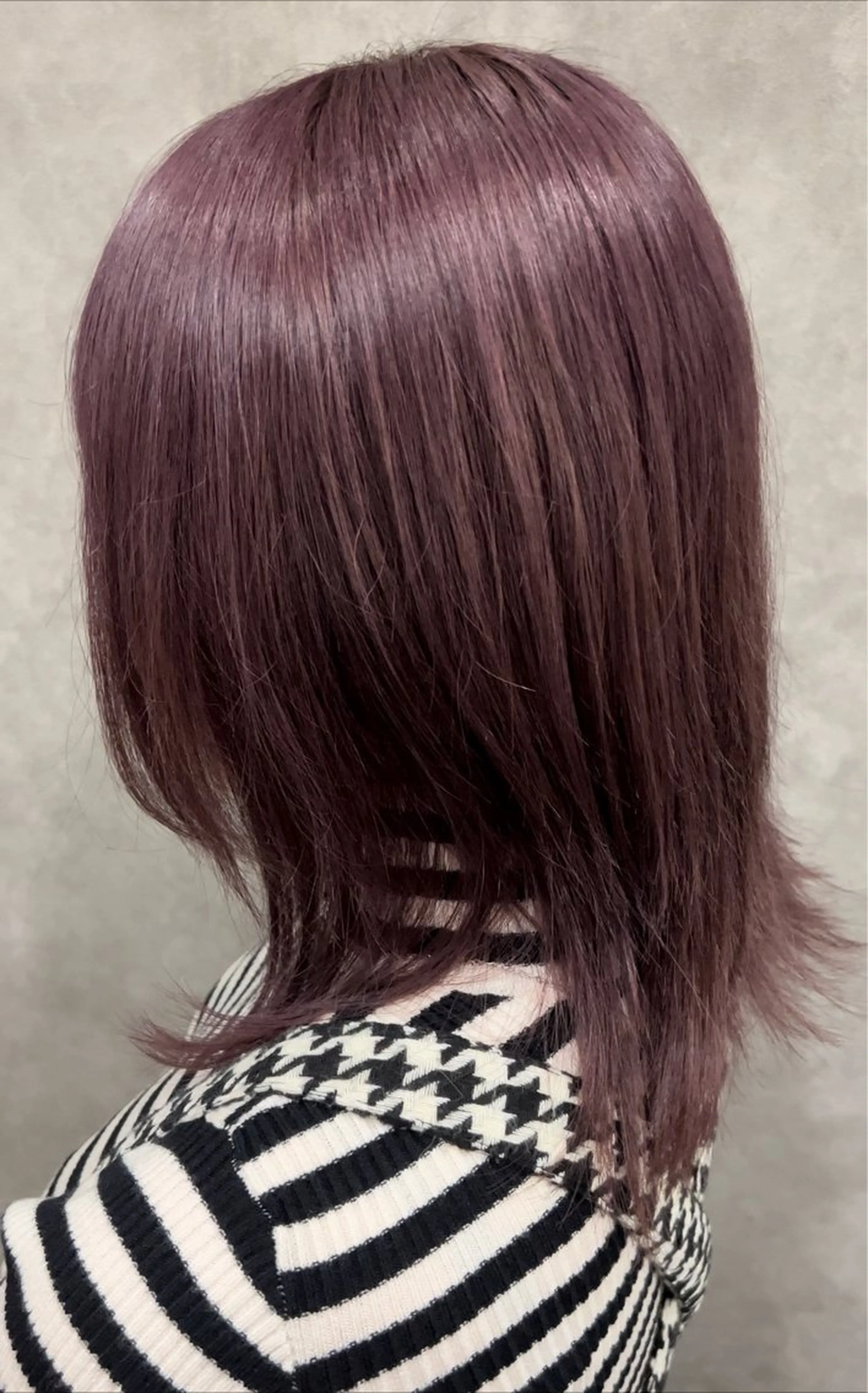 ミディアム カラー ラベンダーカラー ヘアカラー トリートメント ミルクティー職人× HIROSEのヘアスタイル