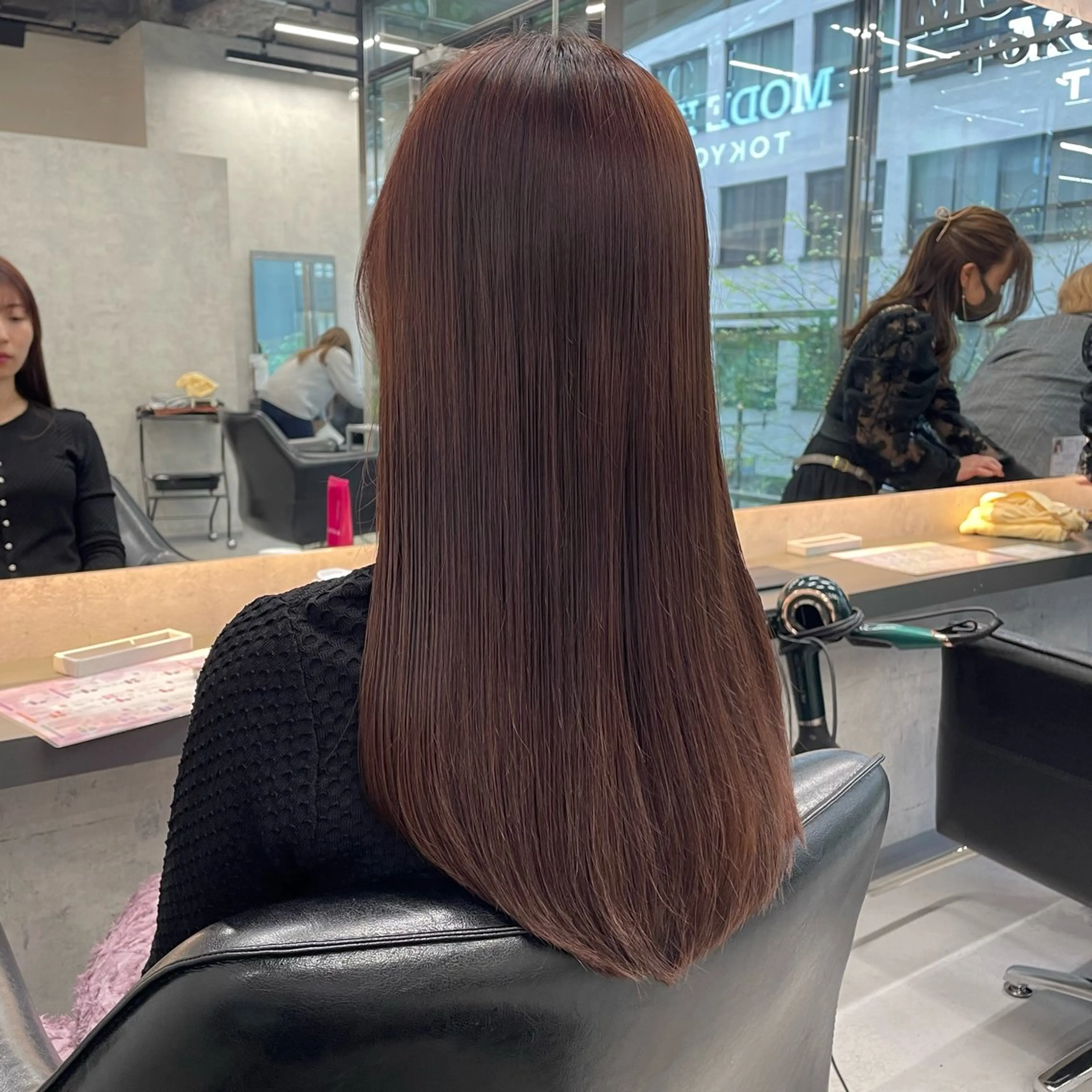 ロング カラー ヘアカラー トリートメント 【銀座】透明感カラー ／艶カラー/tomoのヘアスタイル