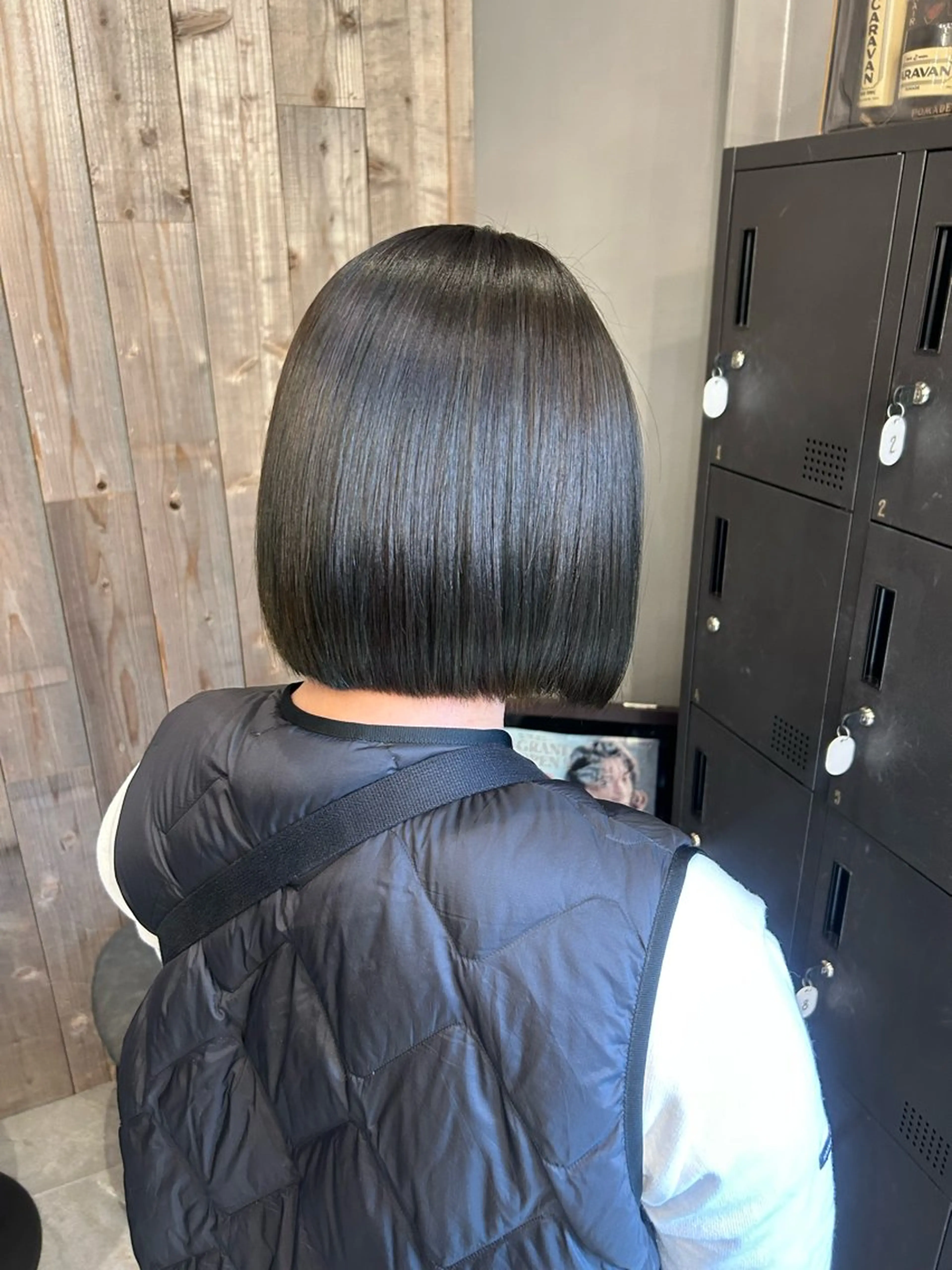 ミディアム ボブ 酸性ストレート カット ヘアカラー パーマ 縮毛矯正 トリートメント 艶髪/髪質改善 yukaのヘアスタイル