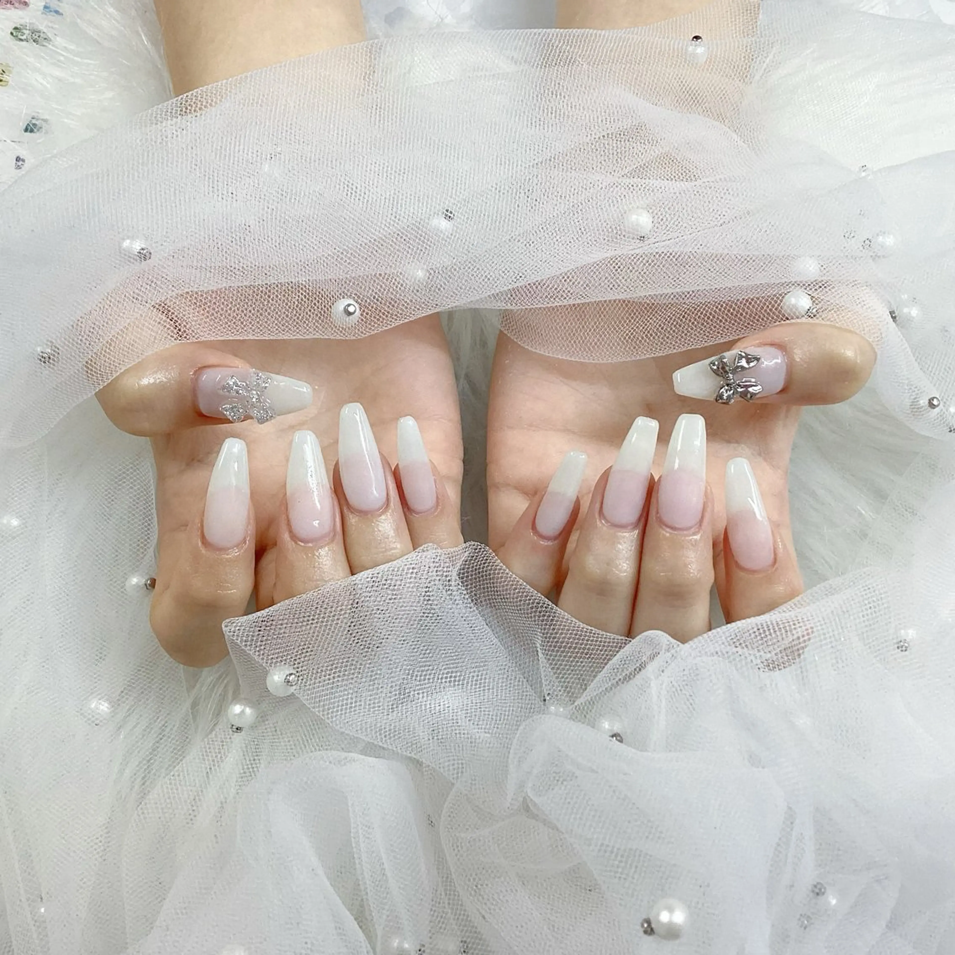 ネイル パーツ全部¥110 サロンミミのネイルデザイン