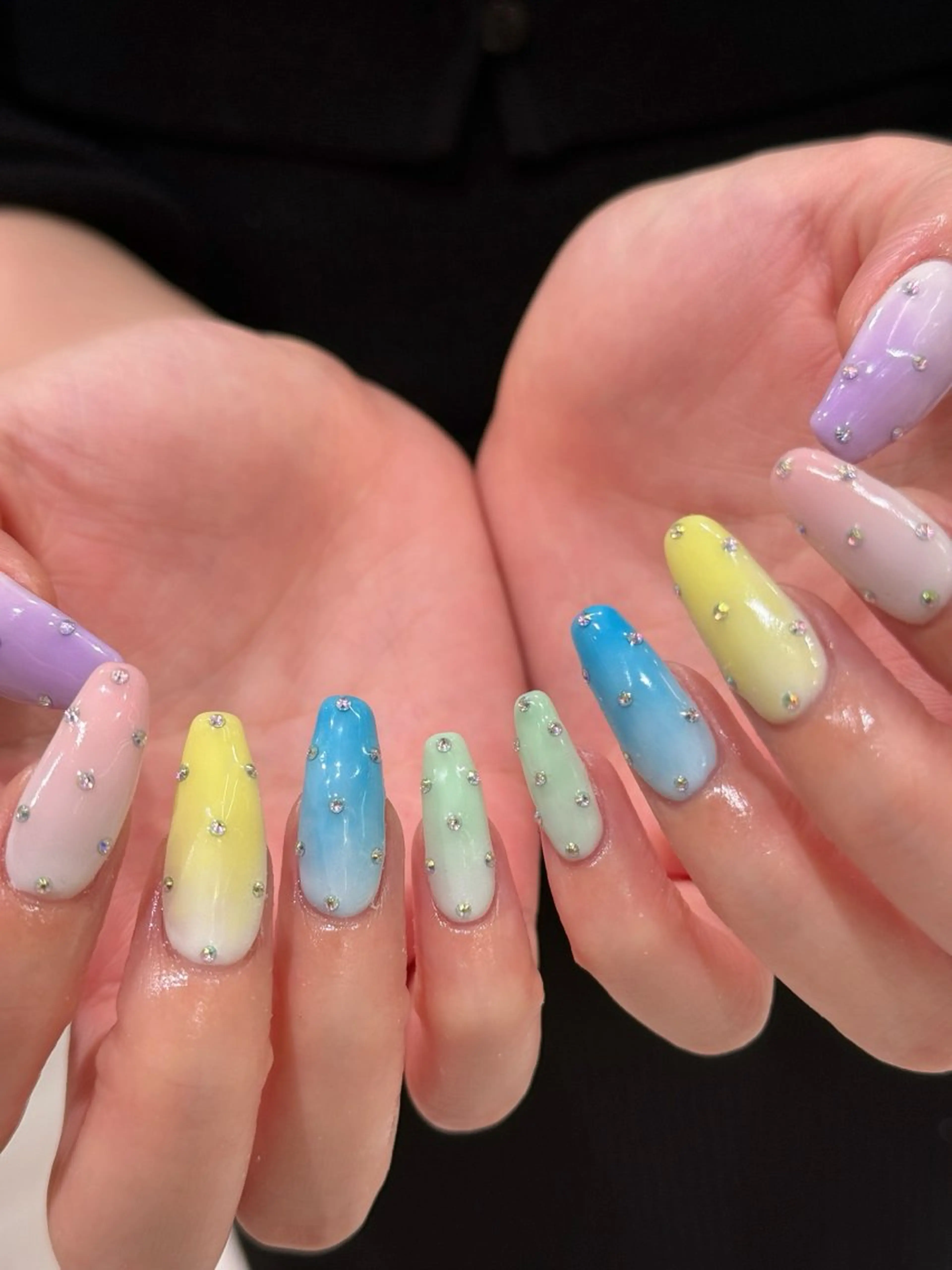 ネイル ハンドネイル なぽ ❤︎ y2k/韓国nailのネイルデザイン