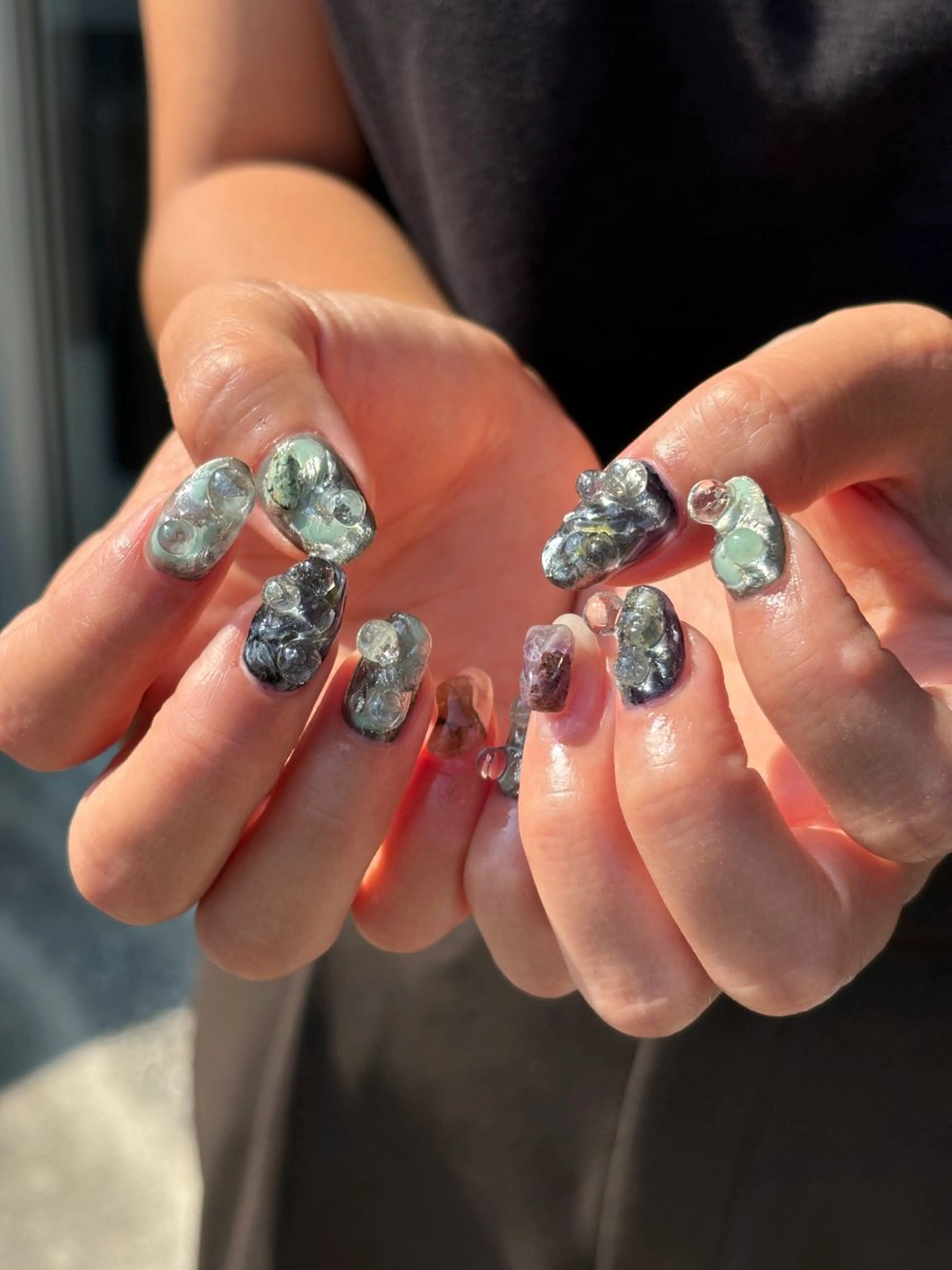 ネイル hinako /個性派ニュアンスのネイルデザイン