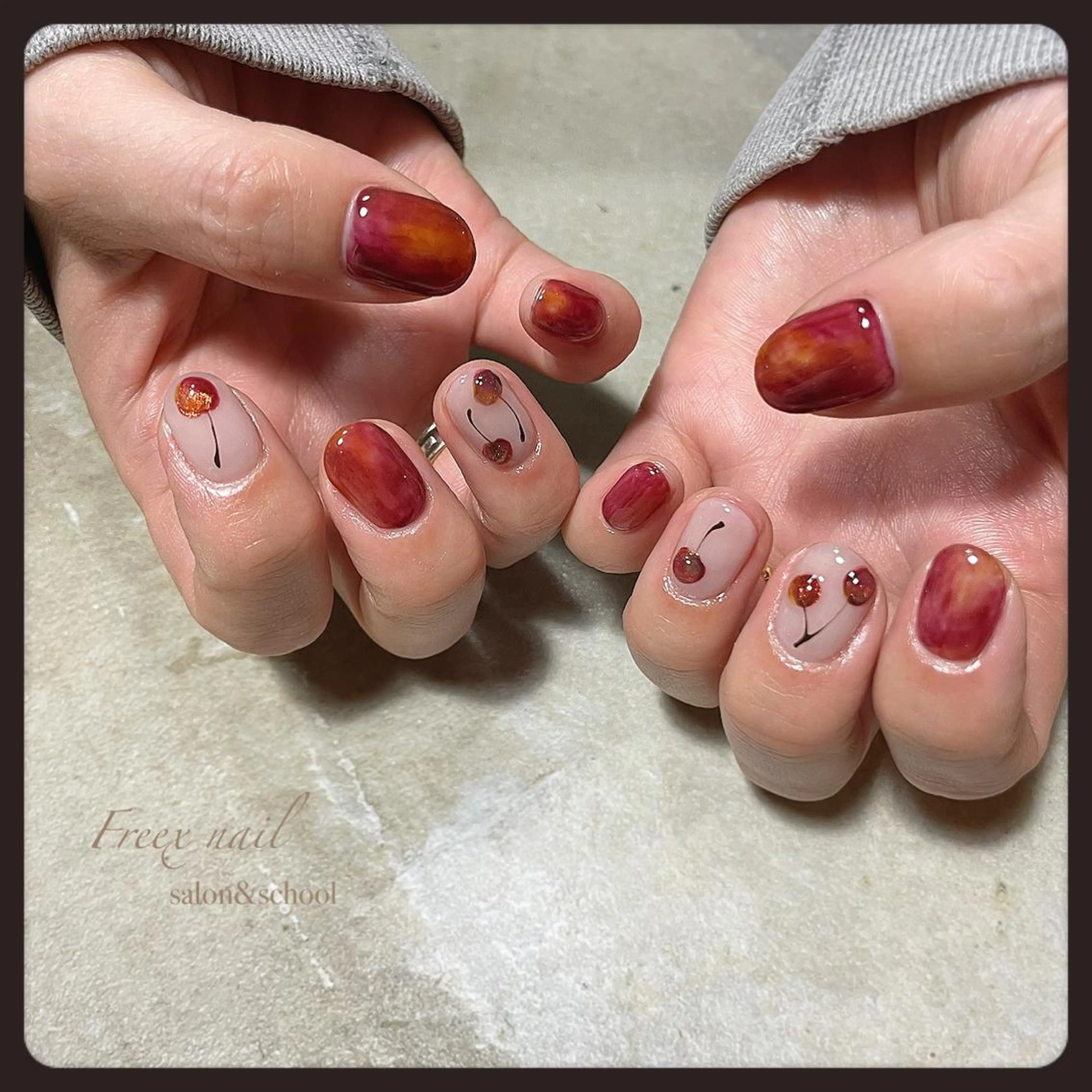 ネイル ハンドネイル フットネイル freex nail /ニュアンス/個性派のネイルデザイン