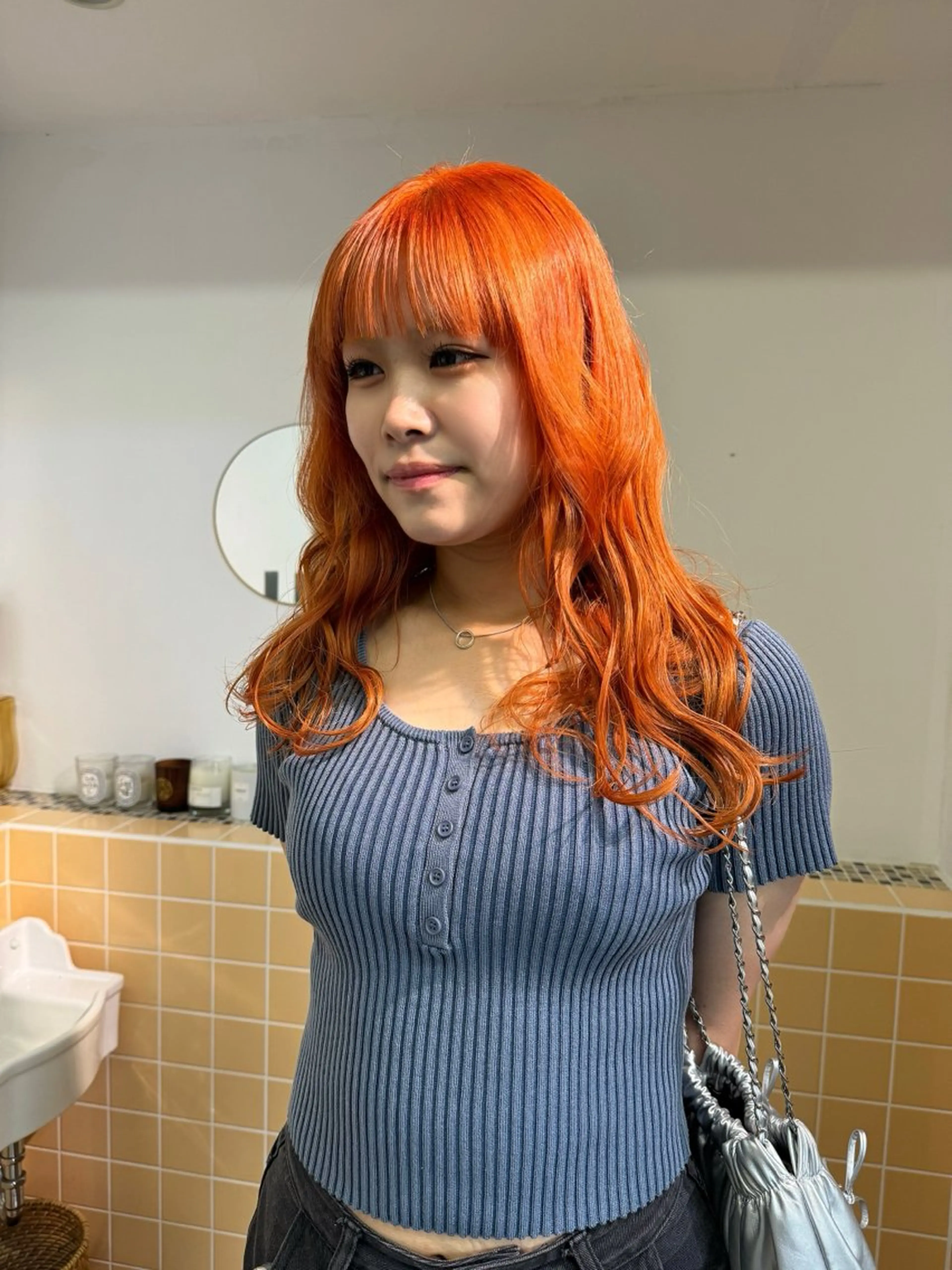 ロング カット ヘアカラー トリートメント udaハイトーン /ボブ/レイヤーのヘアスタイル