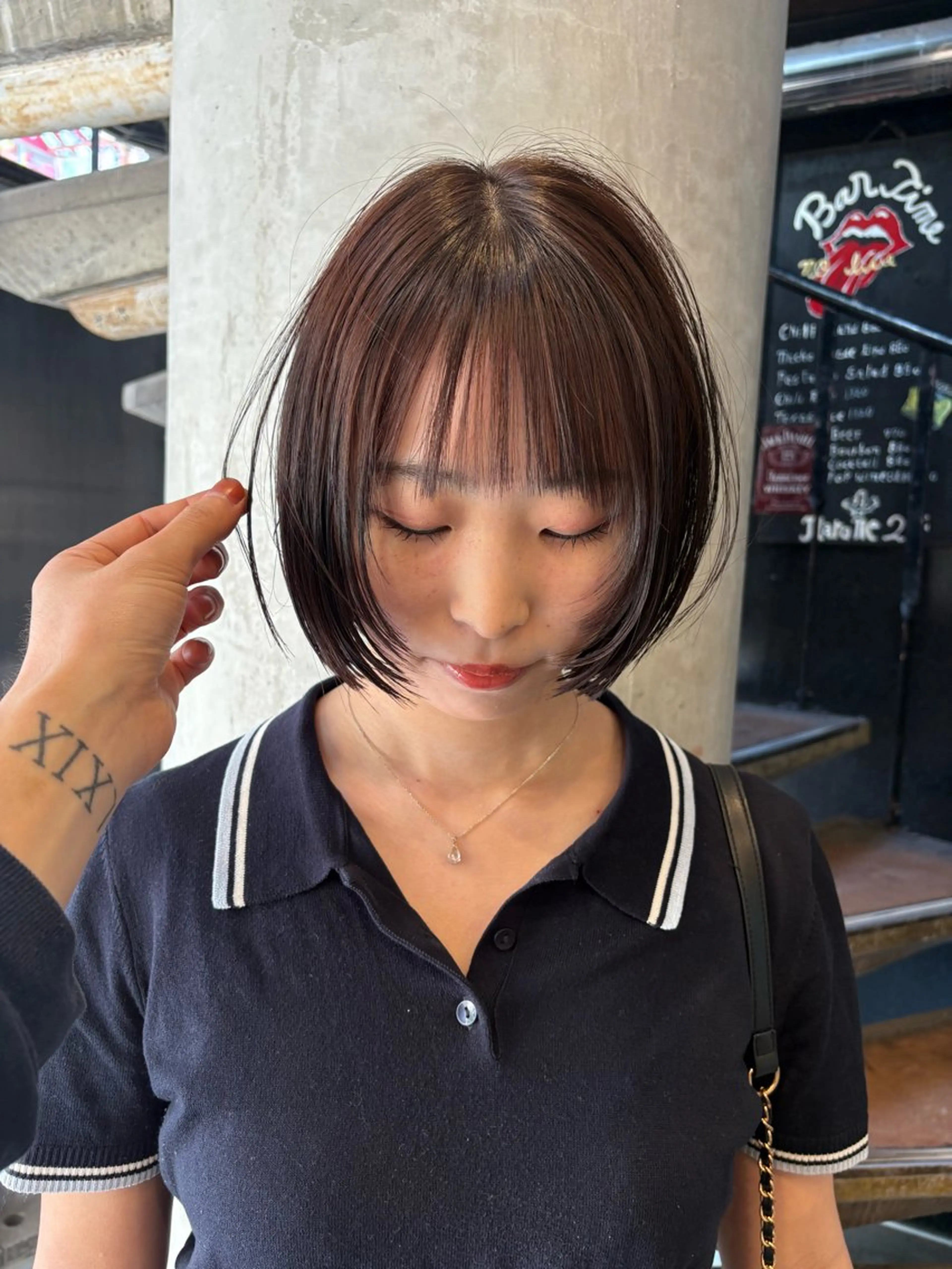 ショート カット ヘアカラー ハイトーン/エクステ /レイヤー/谷口のヘアスタイル