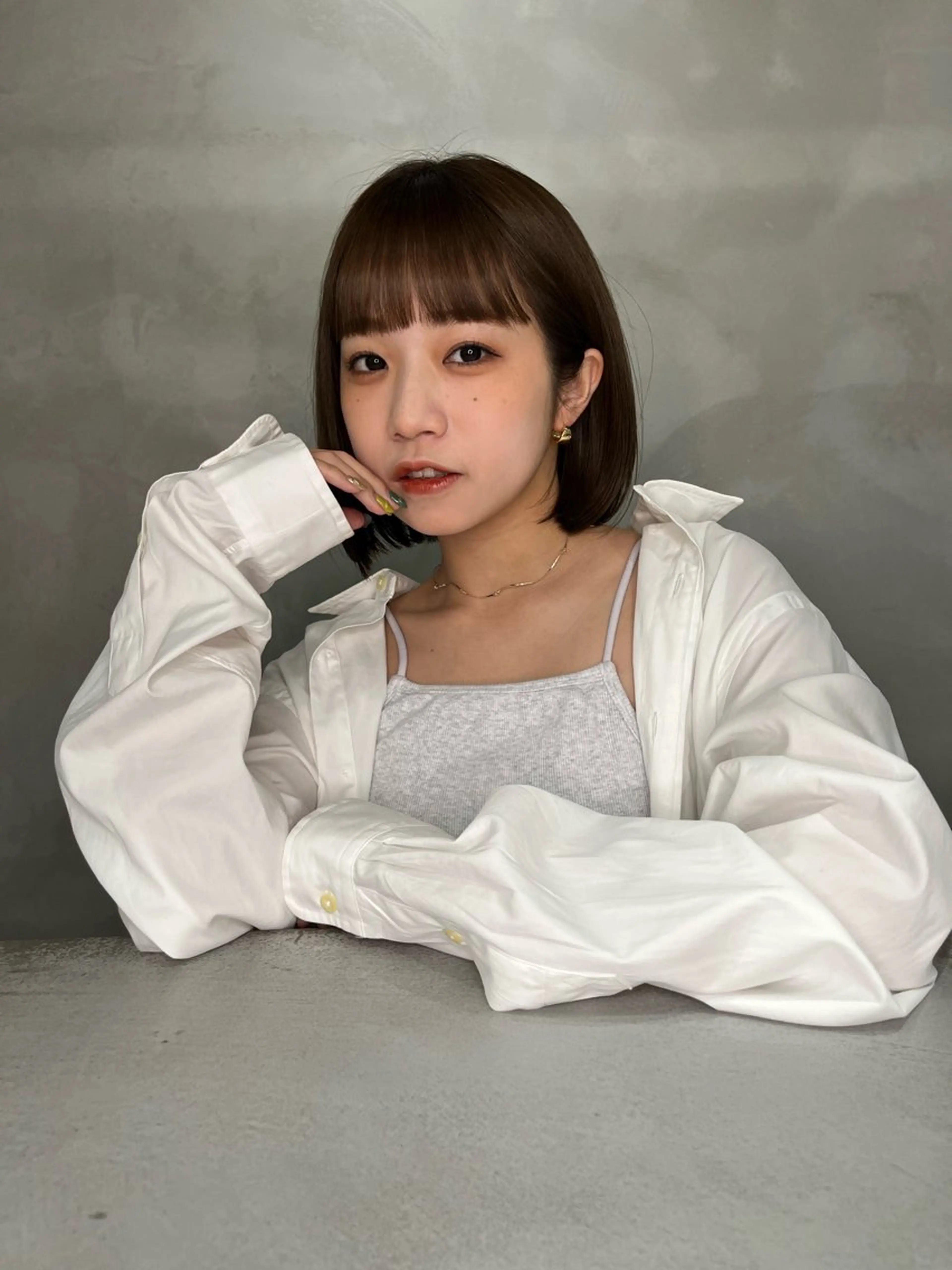 ショート カラー 浦和Lond 山本賢人のヘアスタイル