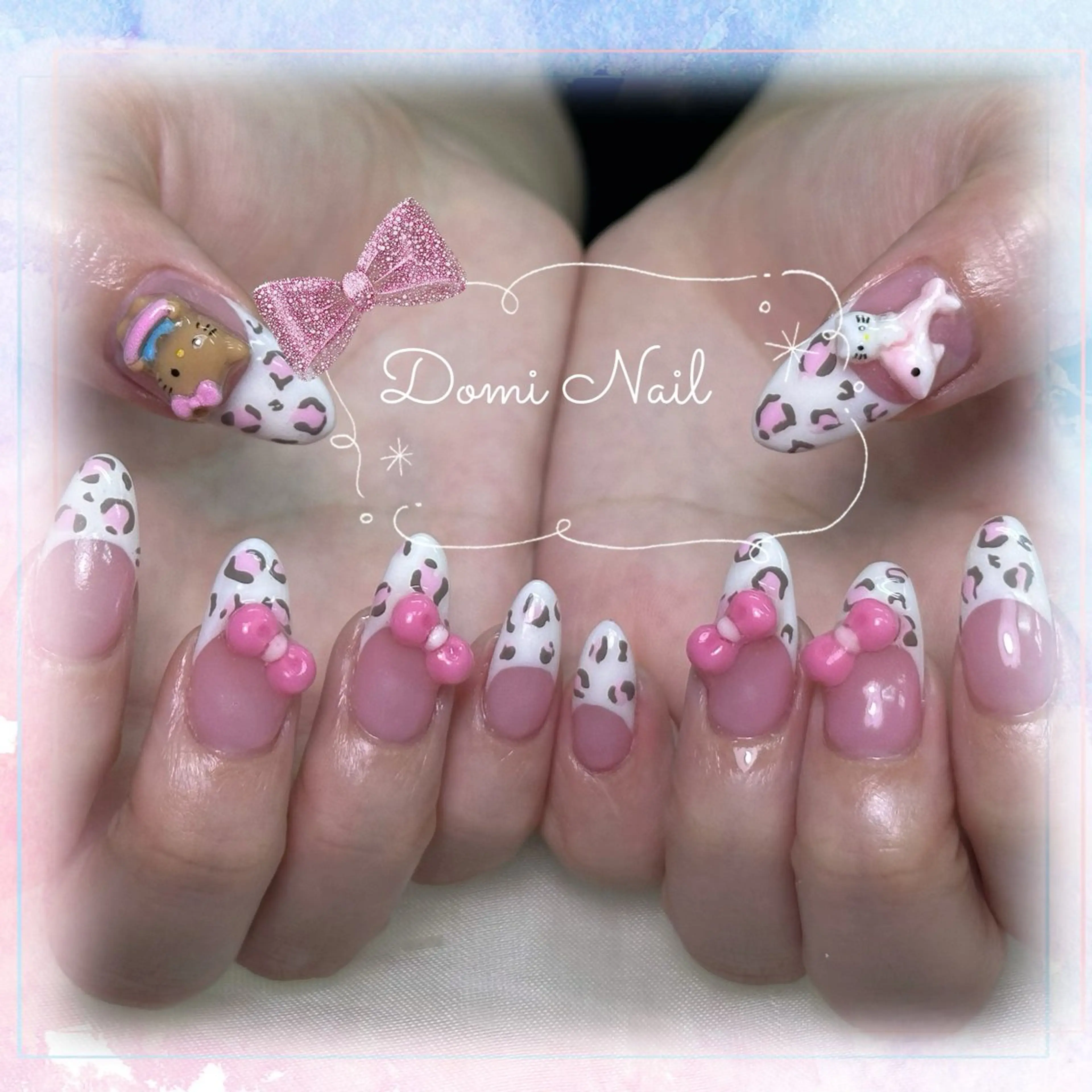 ネイル ピンク ハンドネイル Domi Nail Salonのネイルデザイン