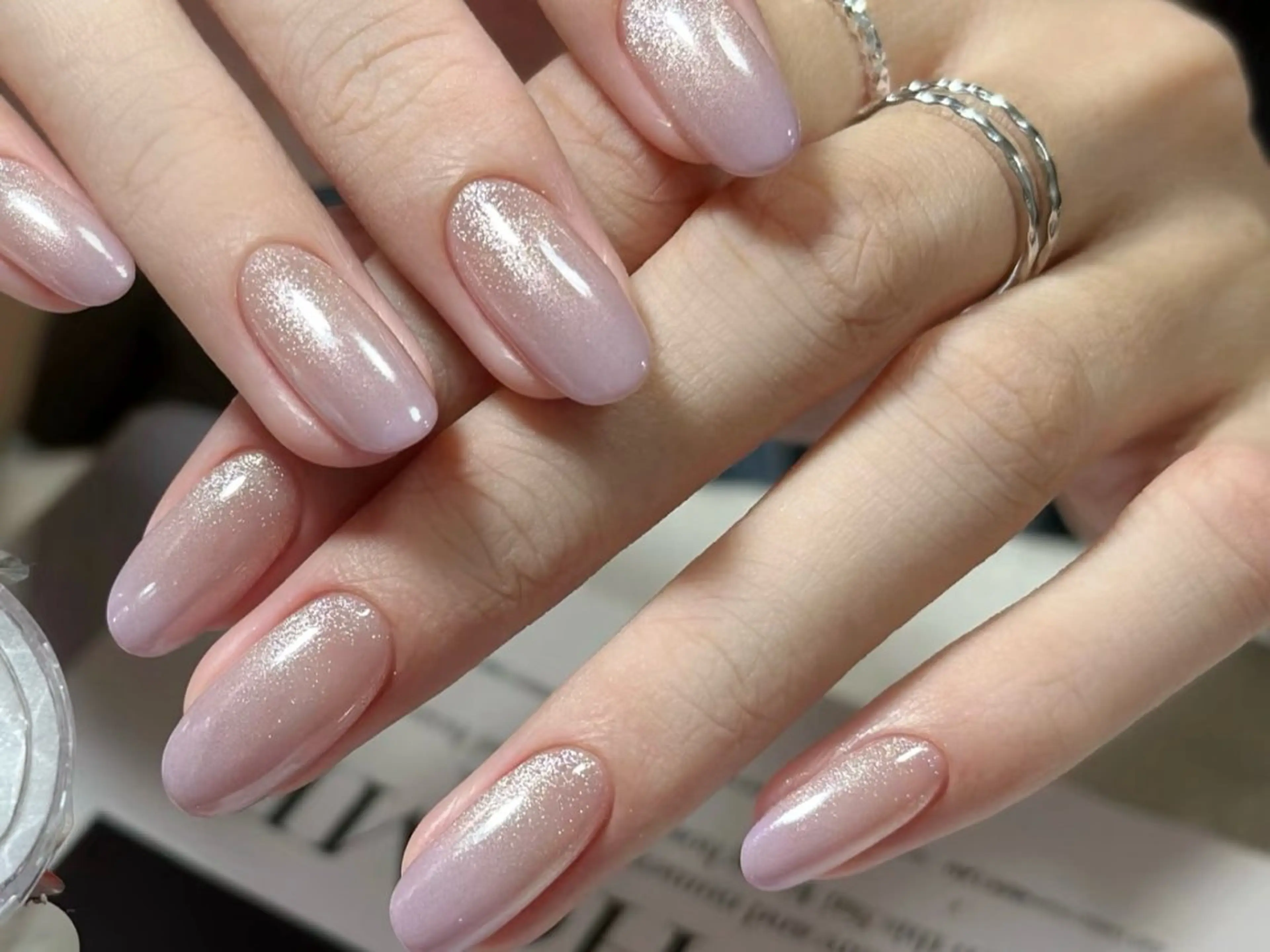 セミロング ハンドネイル Atelier nail salonのネイルデザイン