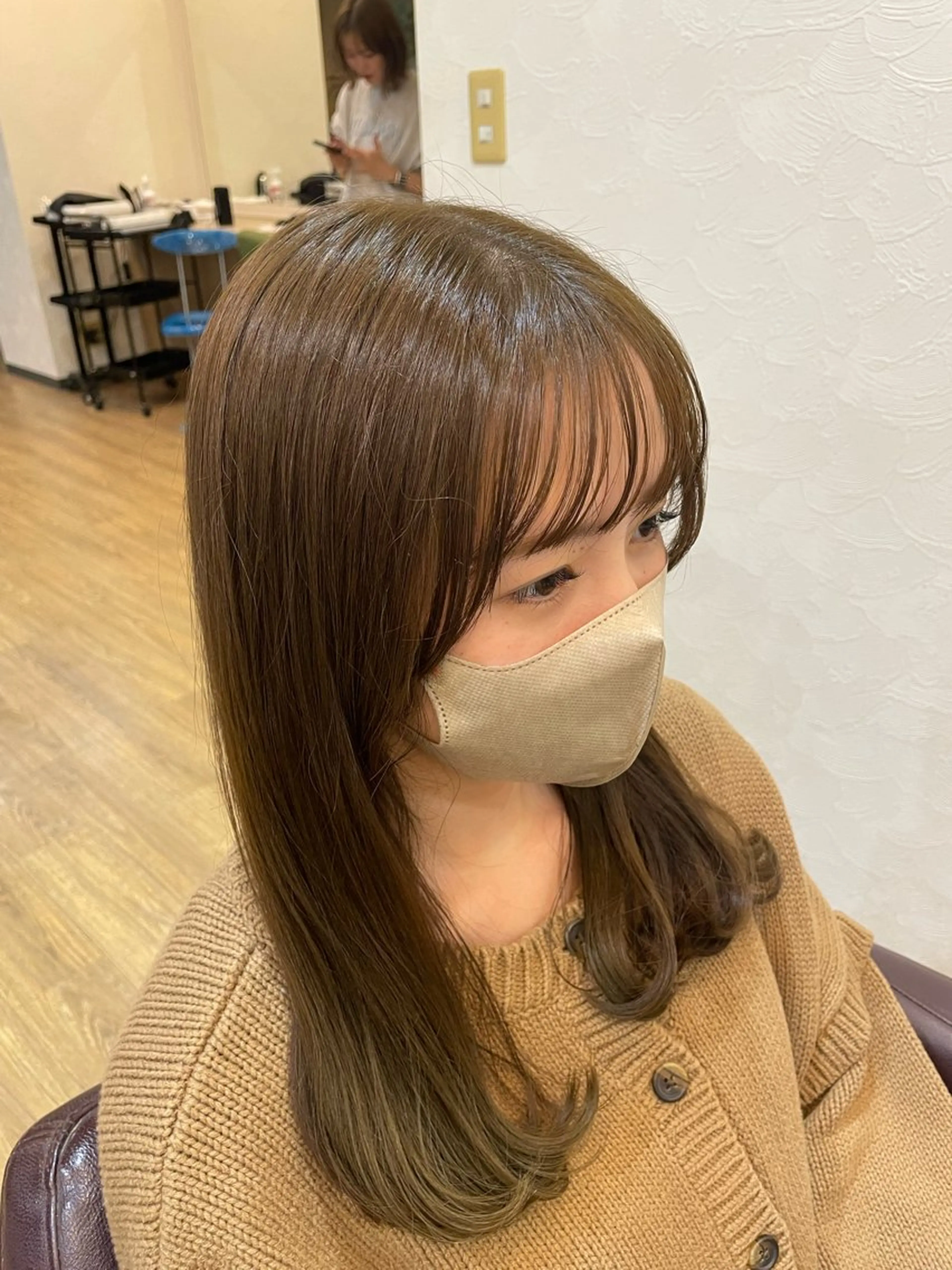 似合わせ前髪カットの写真