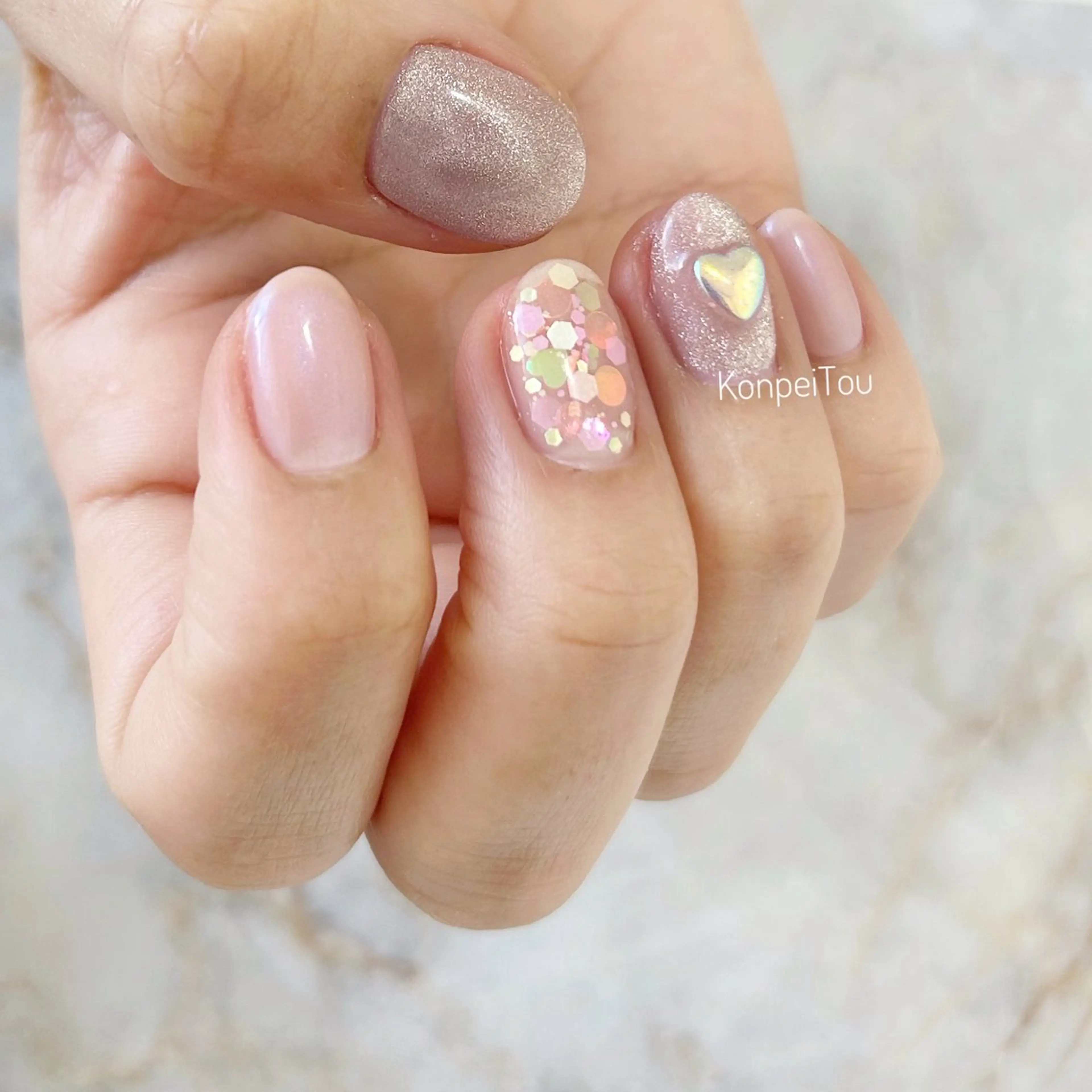 ネイル ハンドネイル おうちのネイルサロン KonpeiTouのネイルデザイン