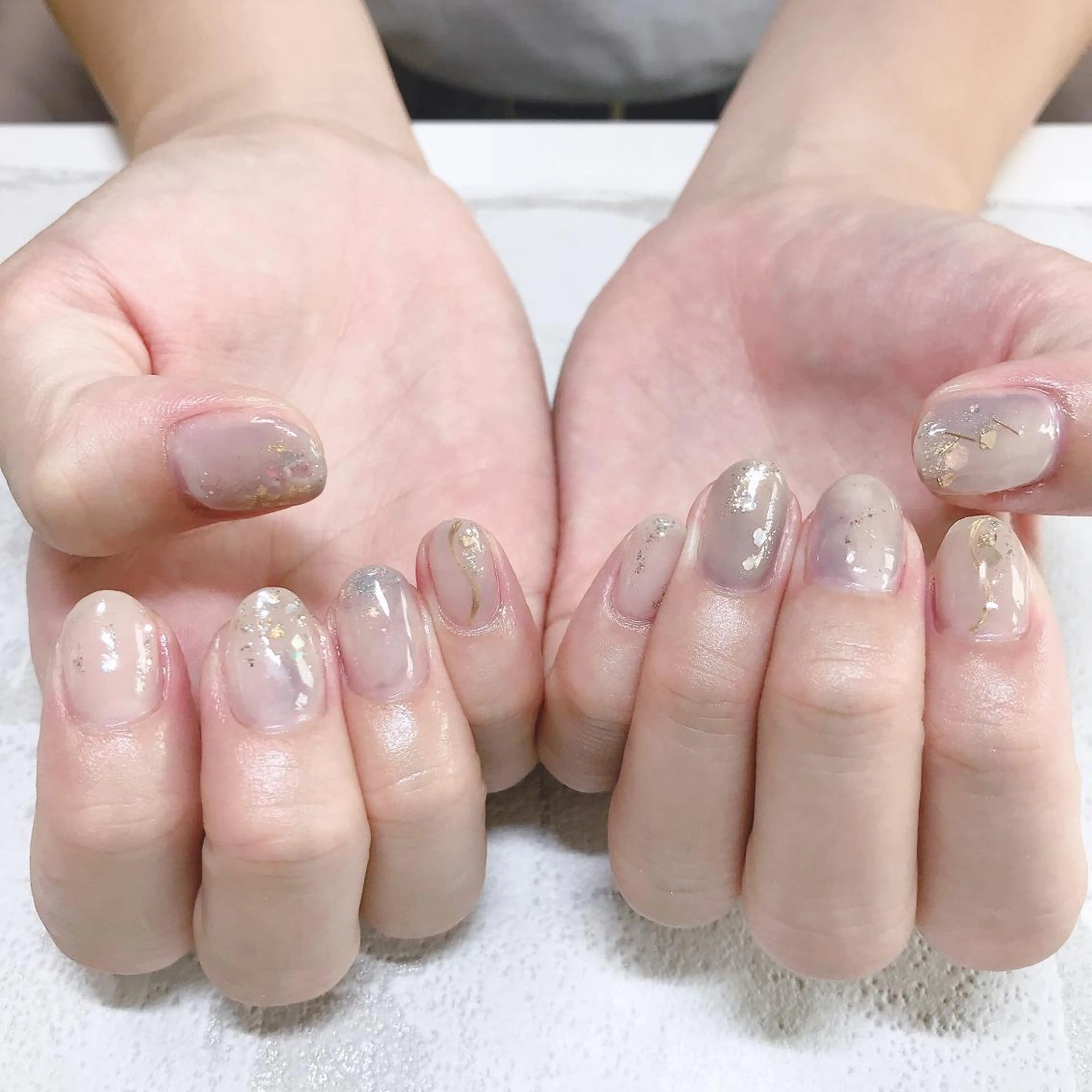 ネイル ニュアンスネイル パープル goto yoshikoのその他イメージ