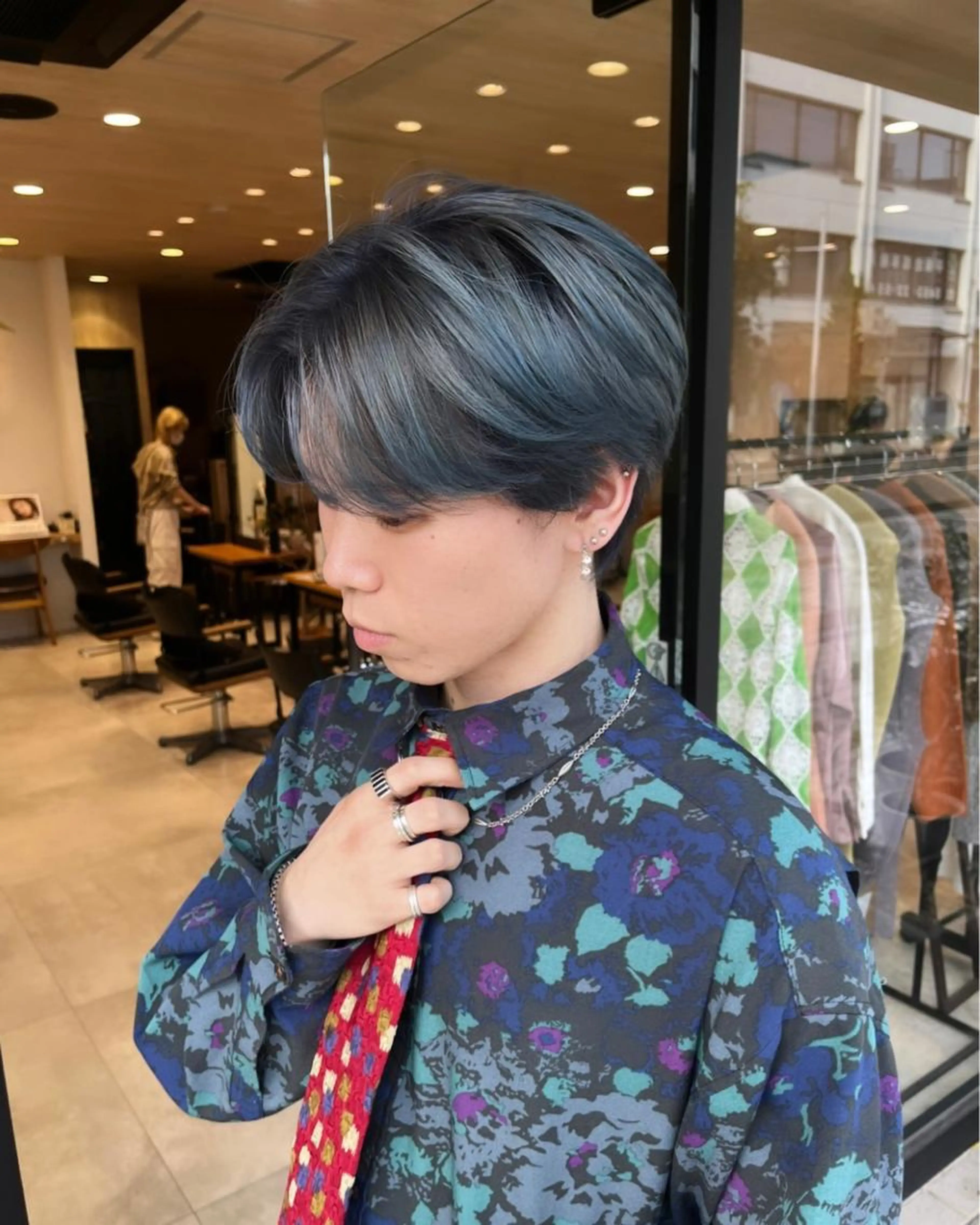 【ケアブリーチ】似合わせcut＋ケアブリーチ＋カラー＋3stepトリートメント🩶#平塚ケアブリーチ#平塚ブリーチの写真