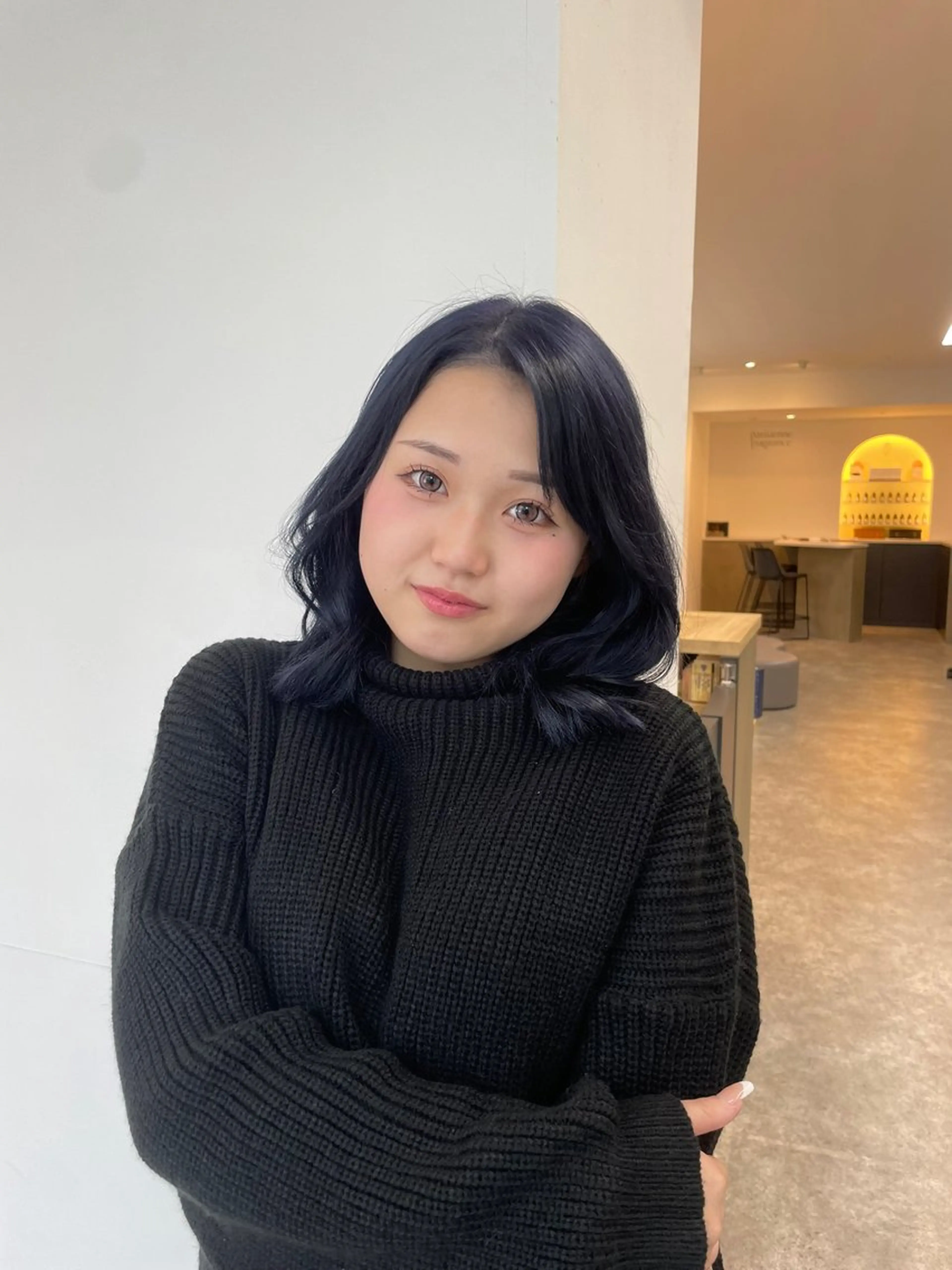 ミディアム カラー 【無料カットモデル】 水山まさはる🌸のヘアスタイル