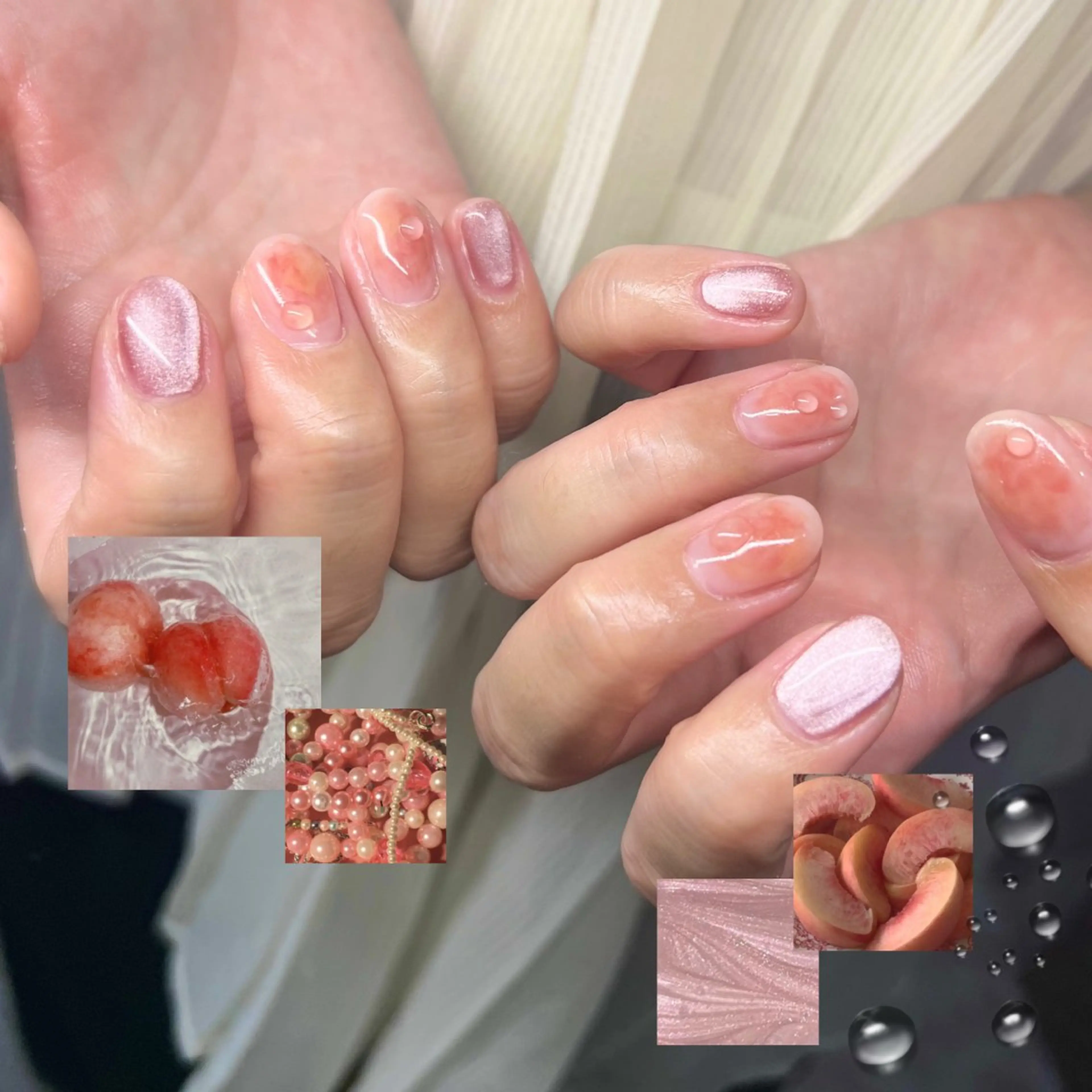 ネイル ニュアンスネイル ハンドネイル joieang京橋店 川瀬のネイルデザイン