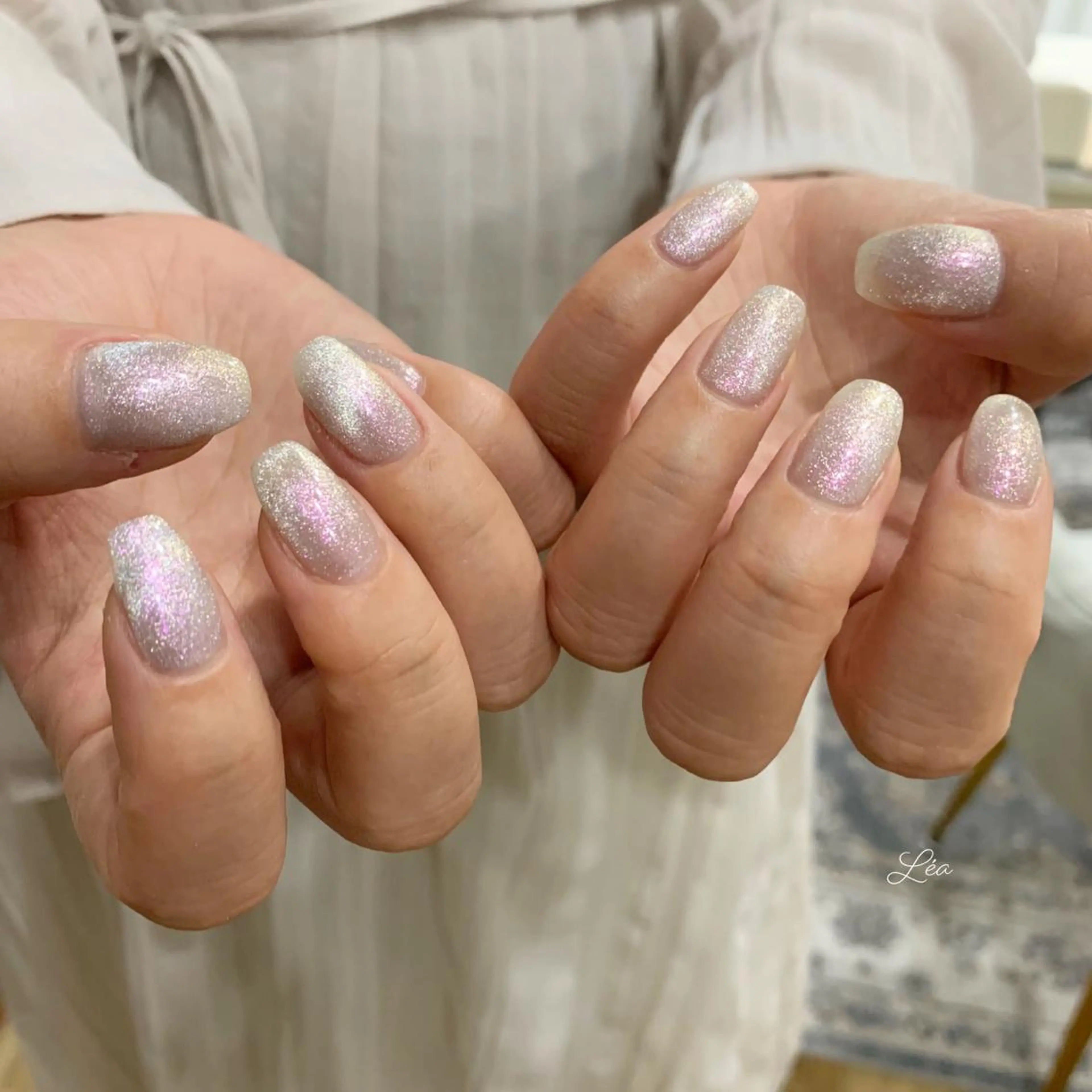 ネイル ジェルネイル マグネットネイル パラジェル Léa nailのネイルデザイン