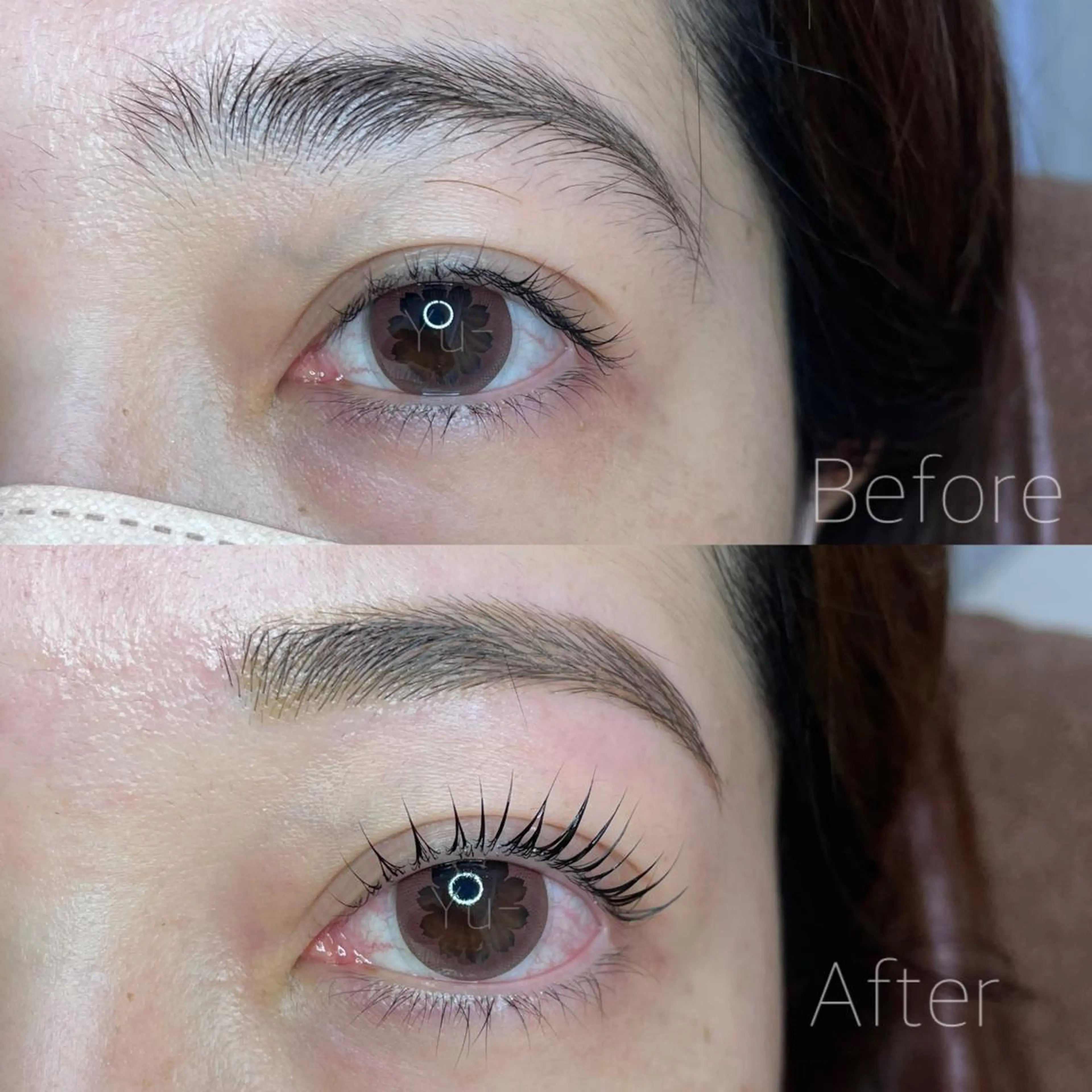 マツエク・マツパ アイブロウ パリジェンヌラッシュリフト y u-のマツエク・マツパデザイン