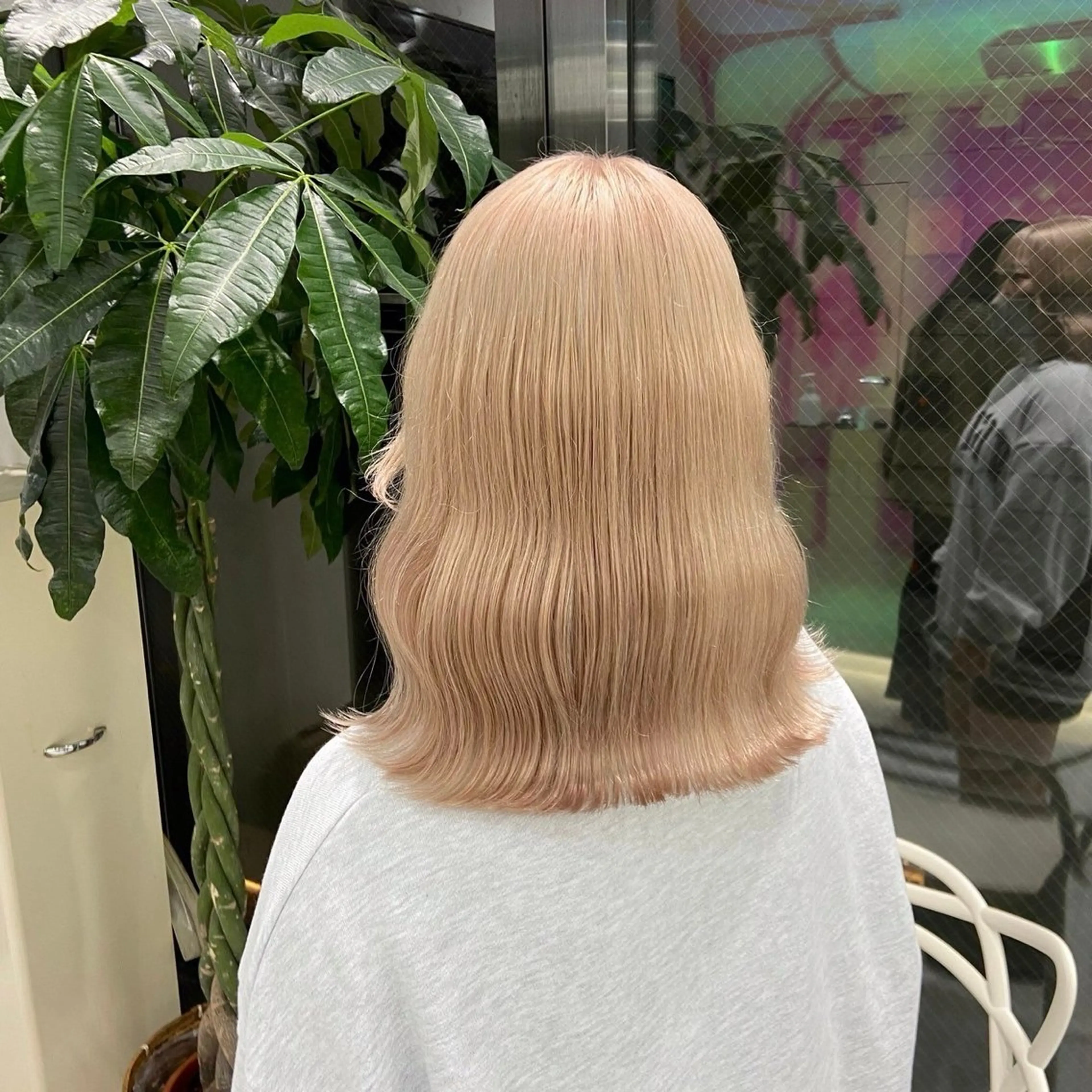 ミディアム ブラウンベージュ🤎 ブリーチなし🤎のヘアスタイル