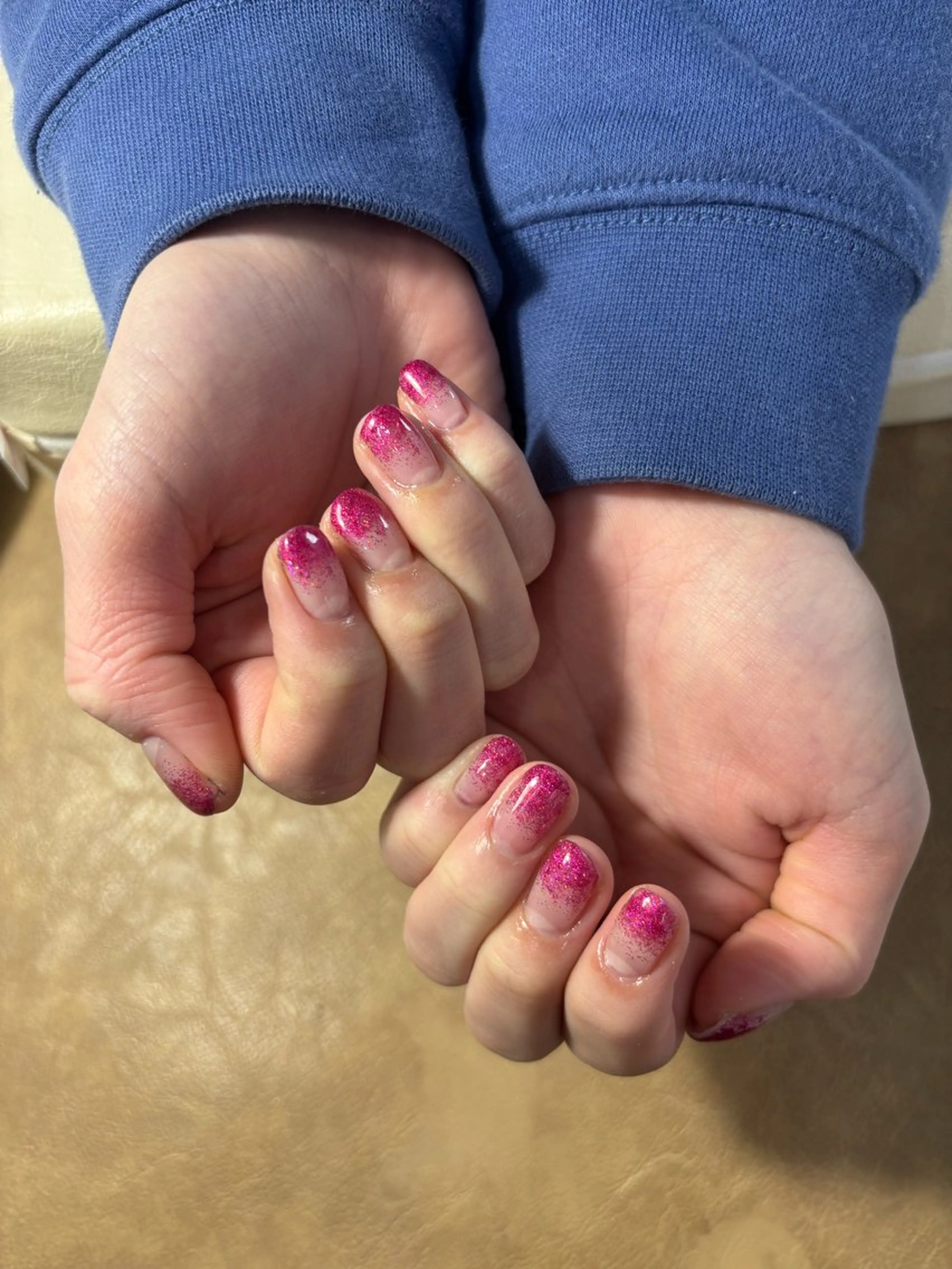 ネイル グラデーション ラメ(グリッター) ラメグラデーション ハンドネイル sedum_ nonokaのネイルデザイン