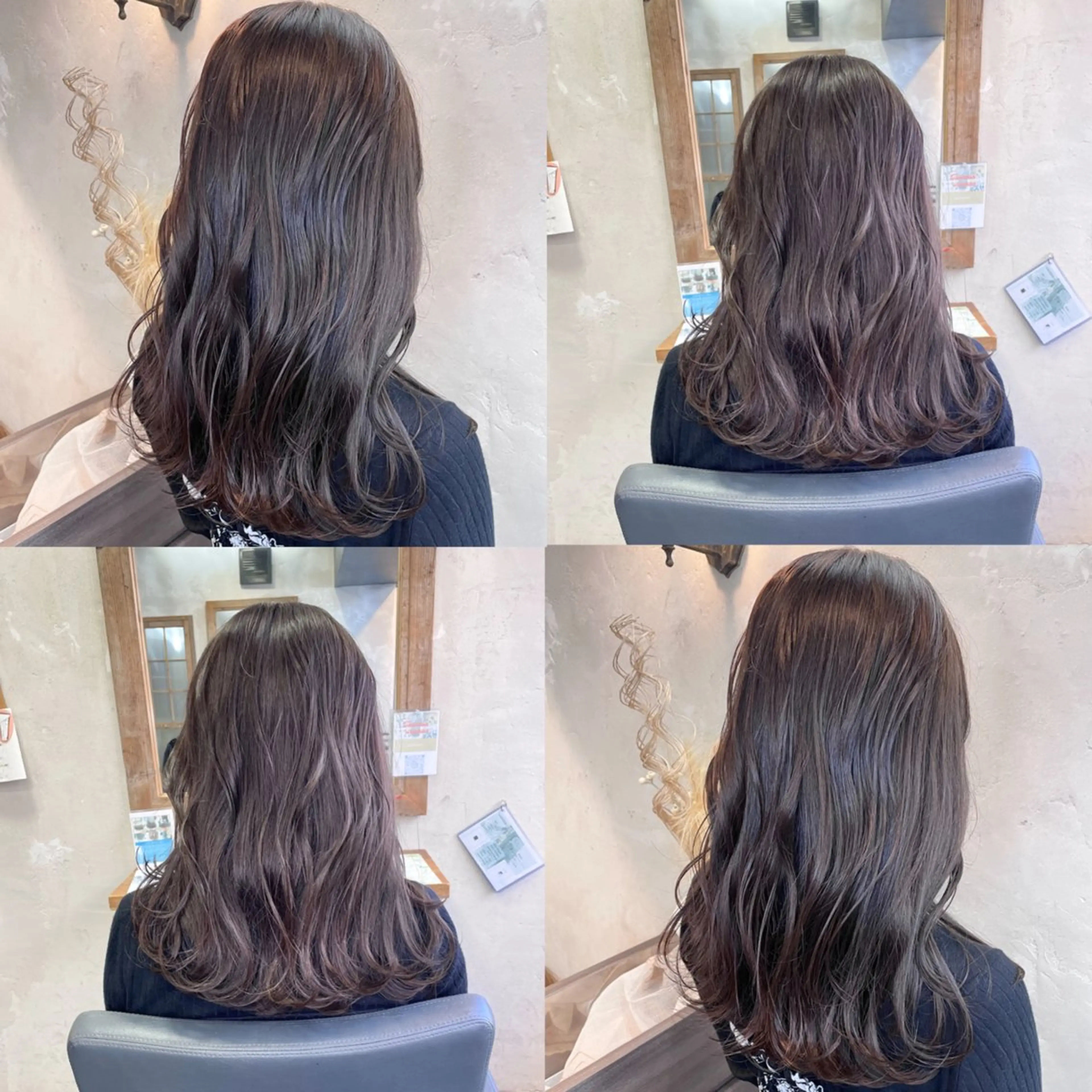 ミディアム カラー カット ヘアカラー トリートメント シアカラー×髪質改善 技術保証/浦前翼のヘアスタイル