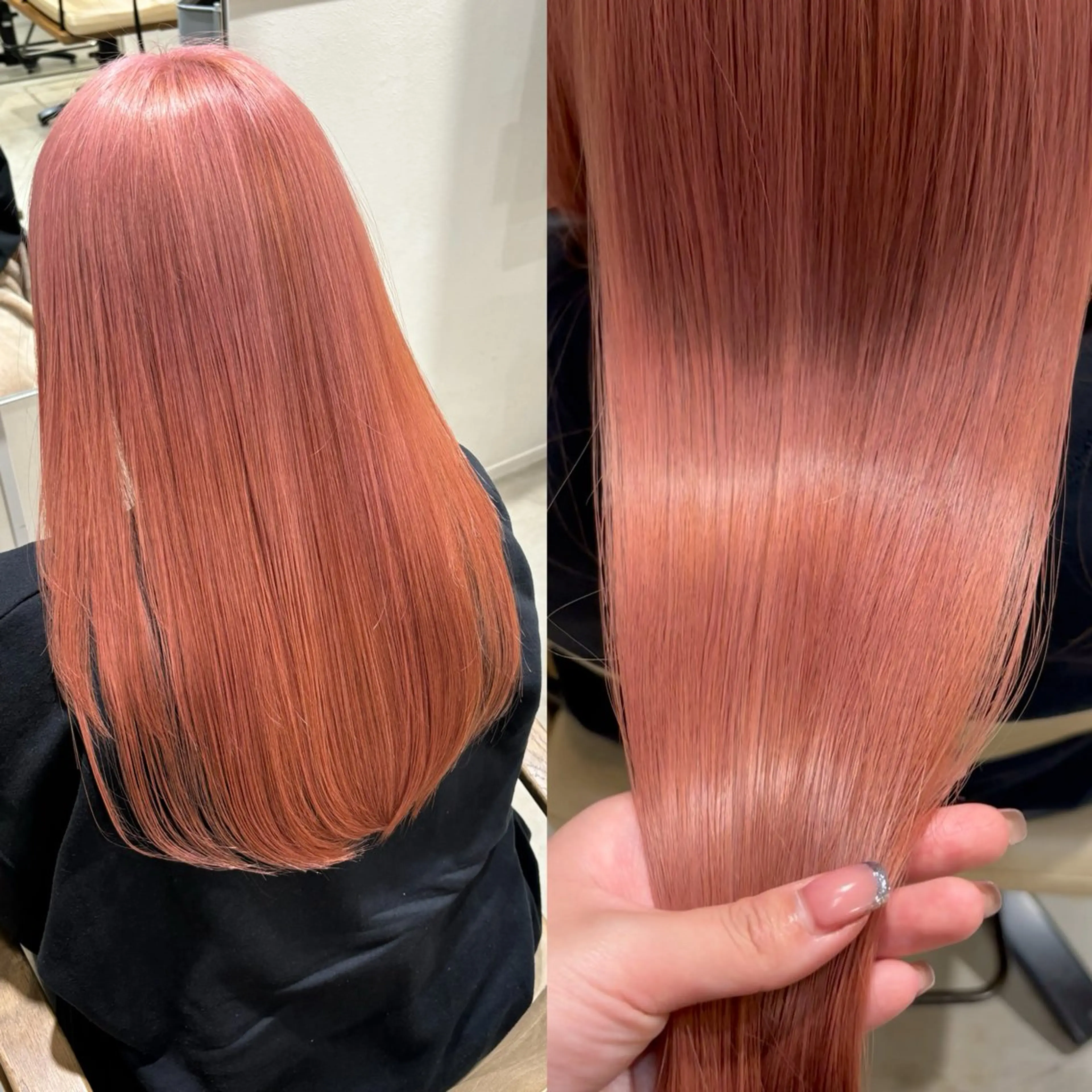 ロング カット ヘアカラー トリートメント オダシマ タマキのヘアスタイル