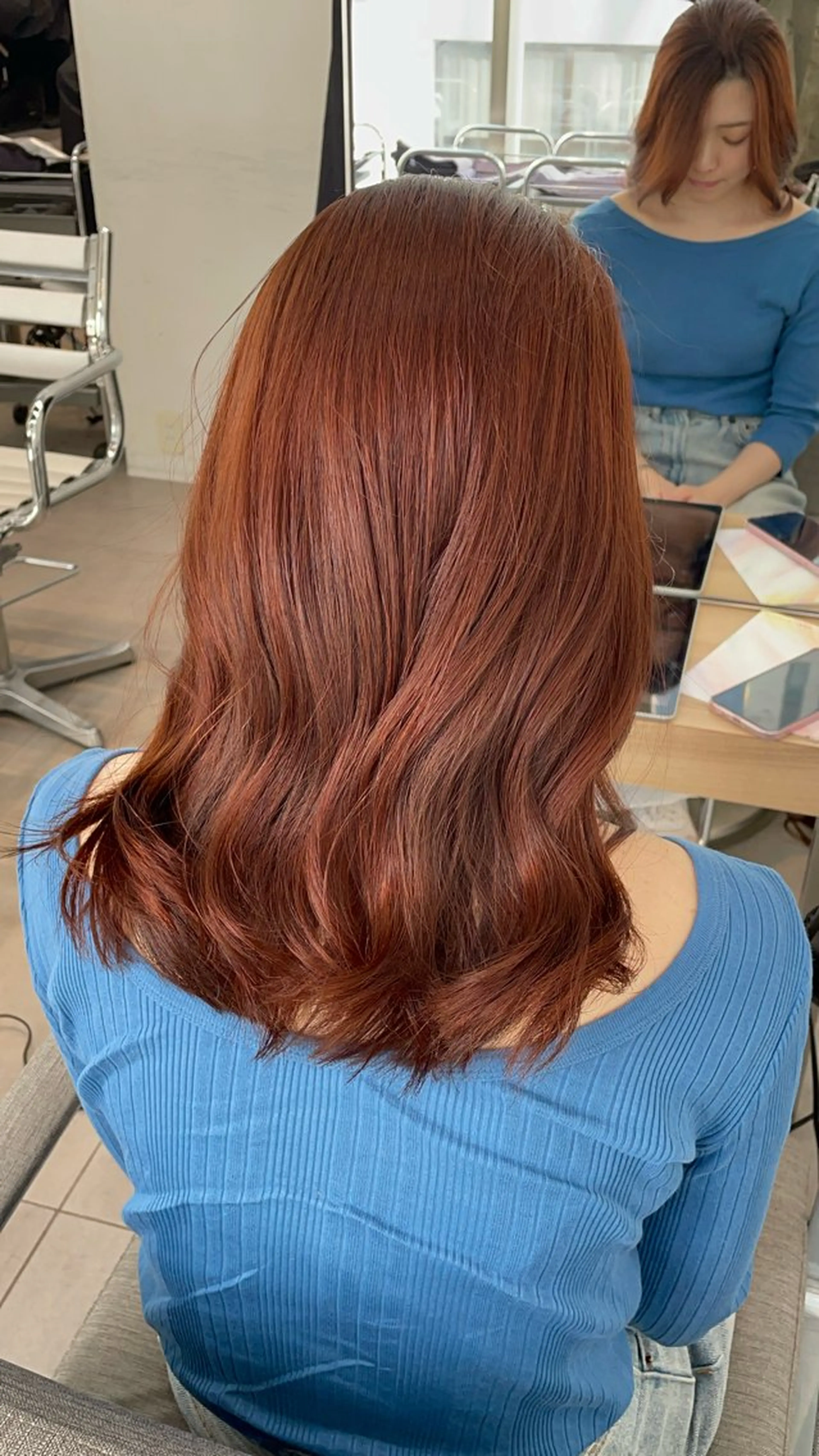 セミロング カラー 髪質改善 ✨髪質改善✨美髪 矯正🫧小泉のヘアスタイル