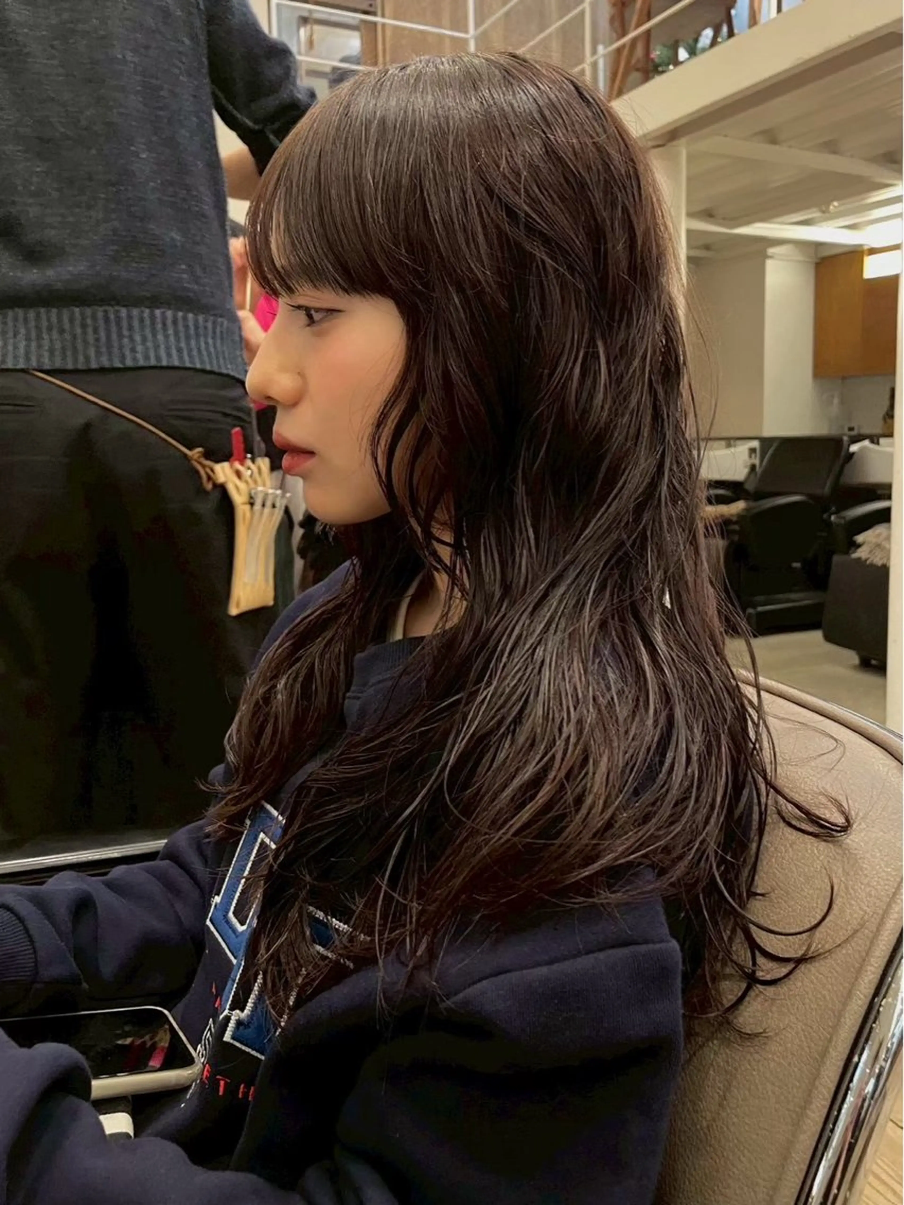 ロング パーマ 似合わせカラー🧹 miyukiのヘアスタイル