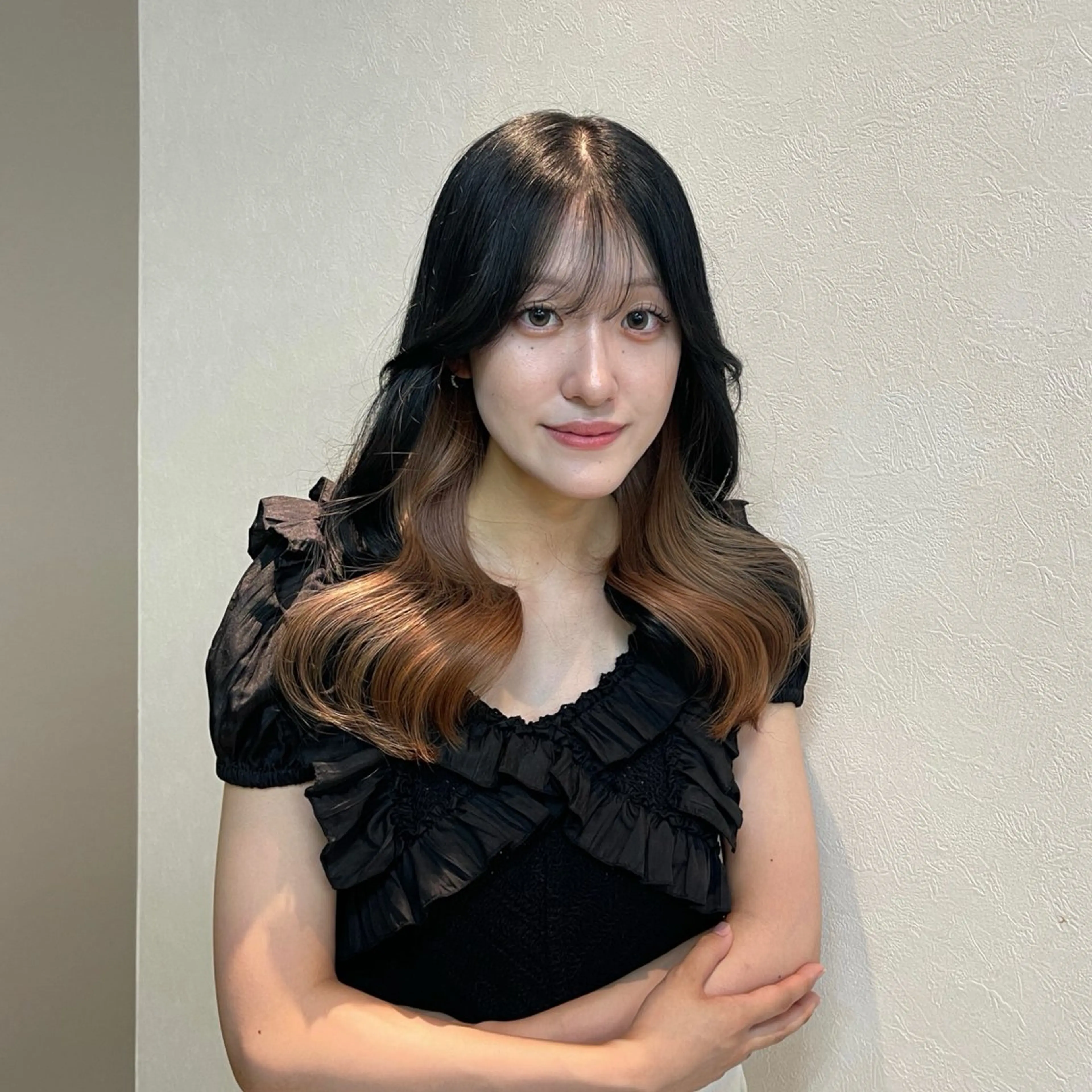 ロング カラー メンズ 【韓国ヘア🇰🇷】 마미(MAMI)♀️のヘアスタイル