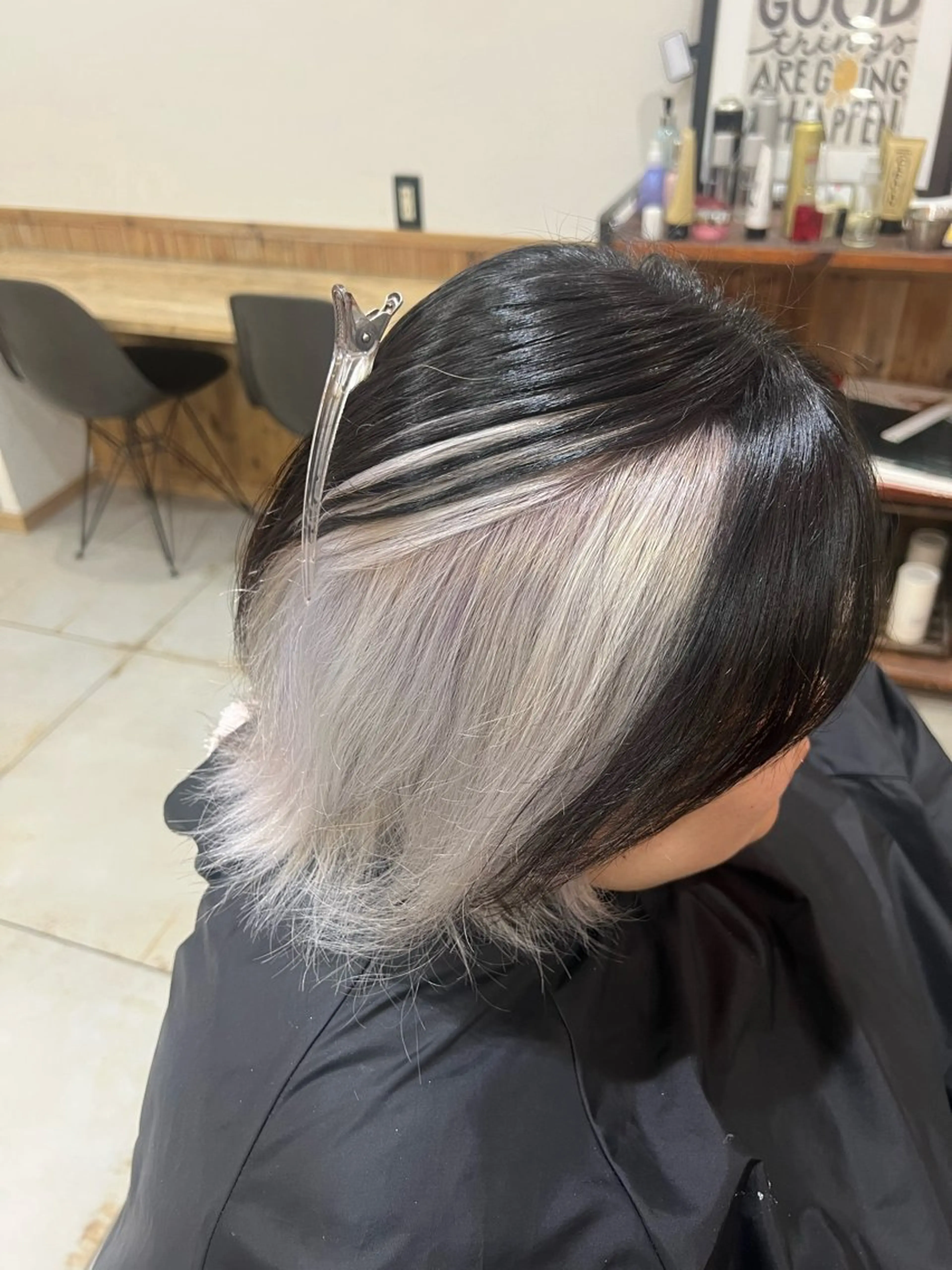 イヤリングカラー💍🌈+3stepトリートメント💘の写真